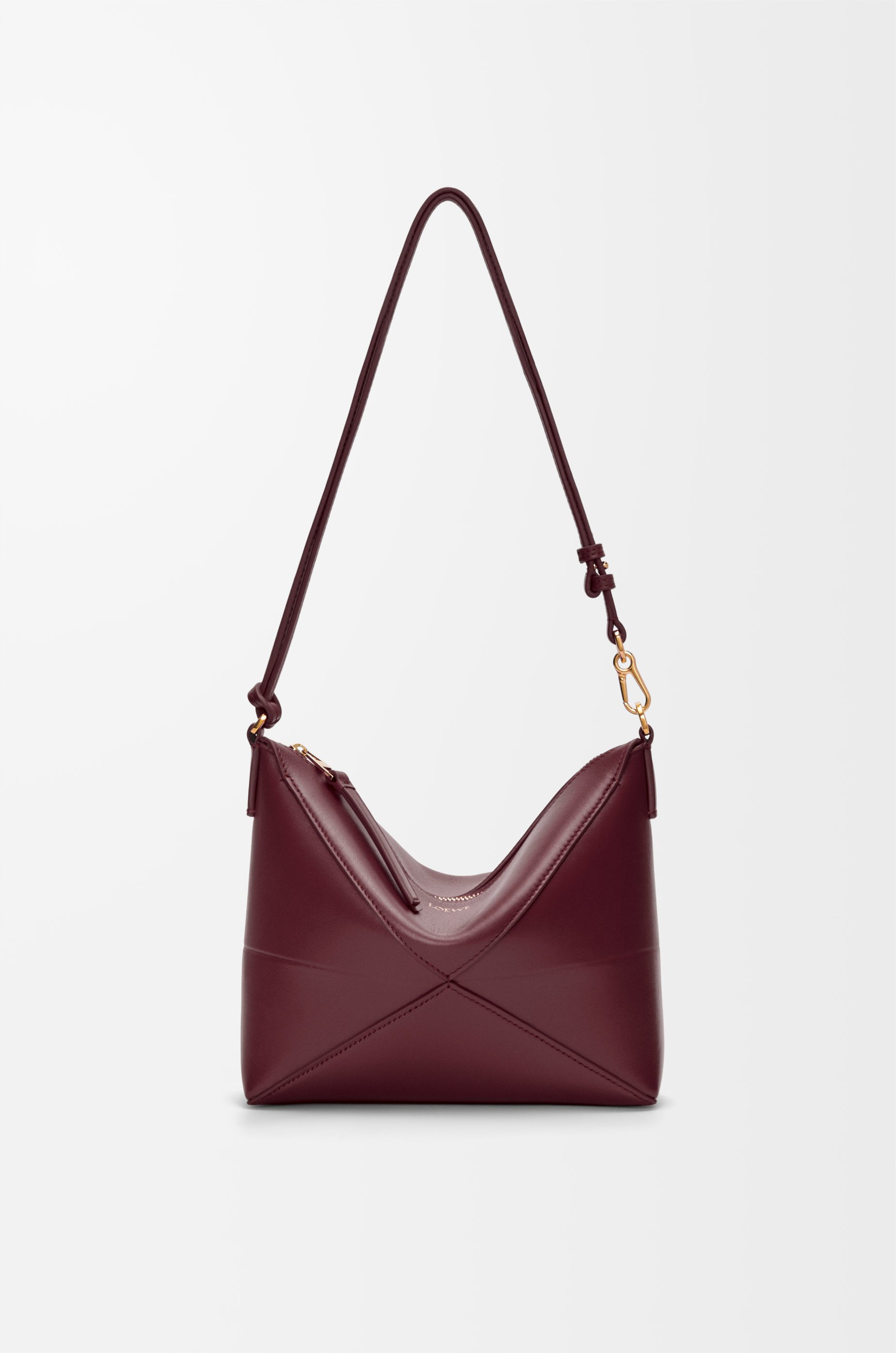 パズルフォルド ポーチ（シャイニーナパカーフ） レッド - LOEWE