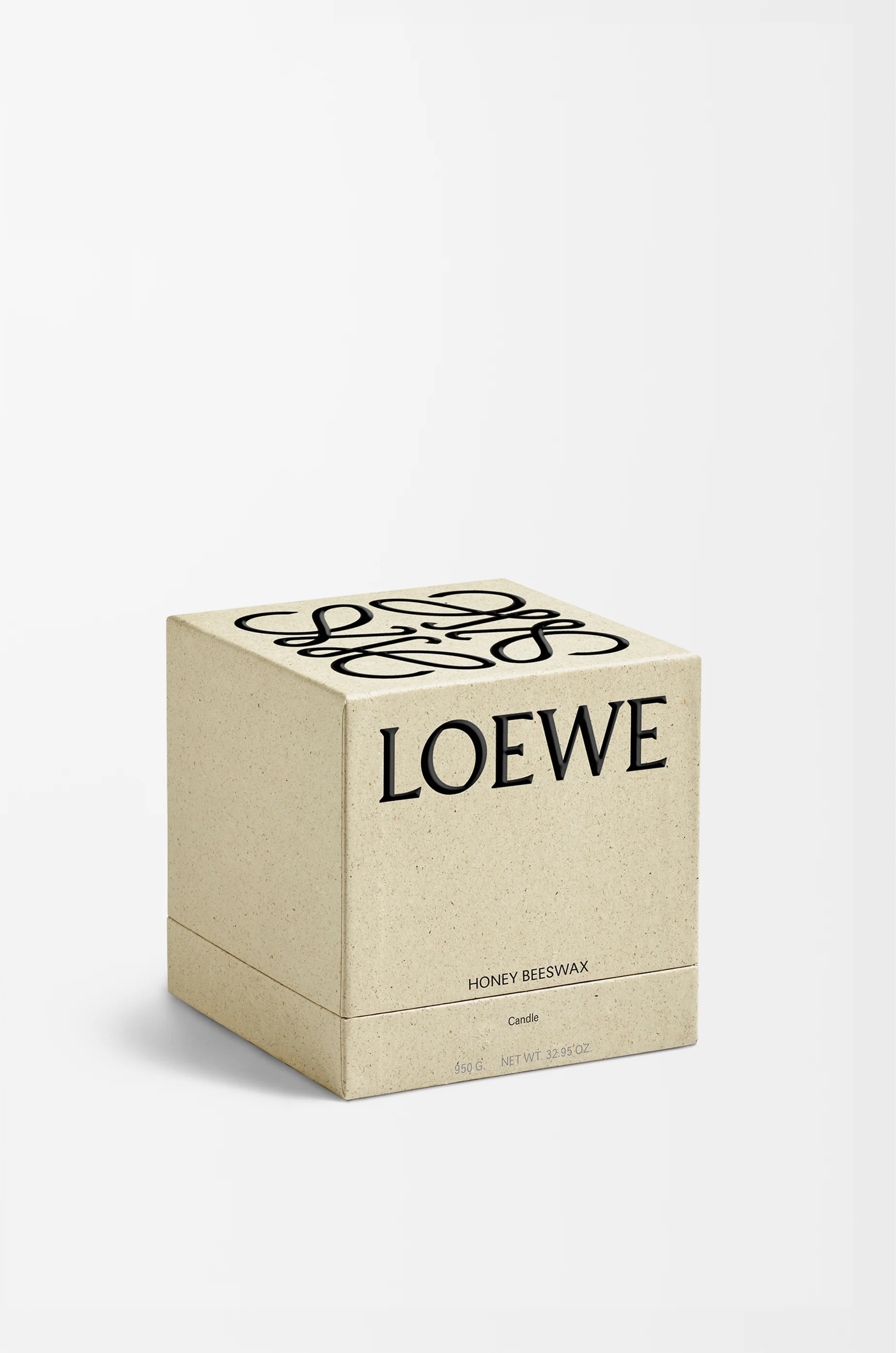 LOEWE Medium Honey beeswax candle Yellow