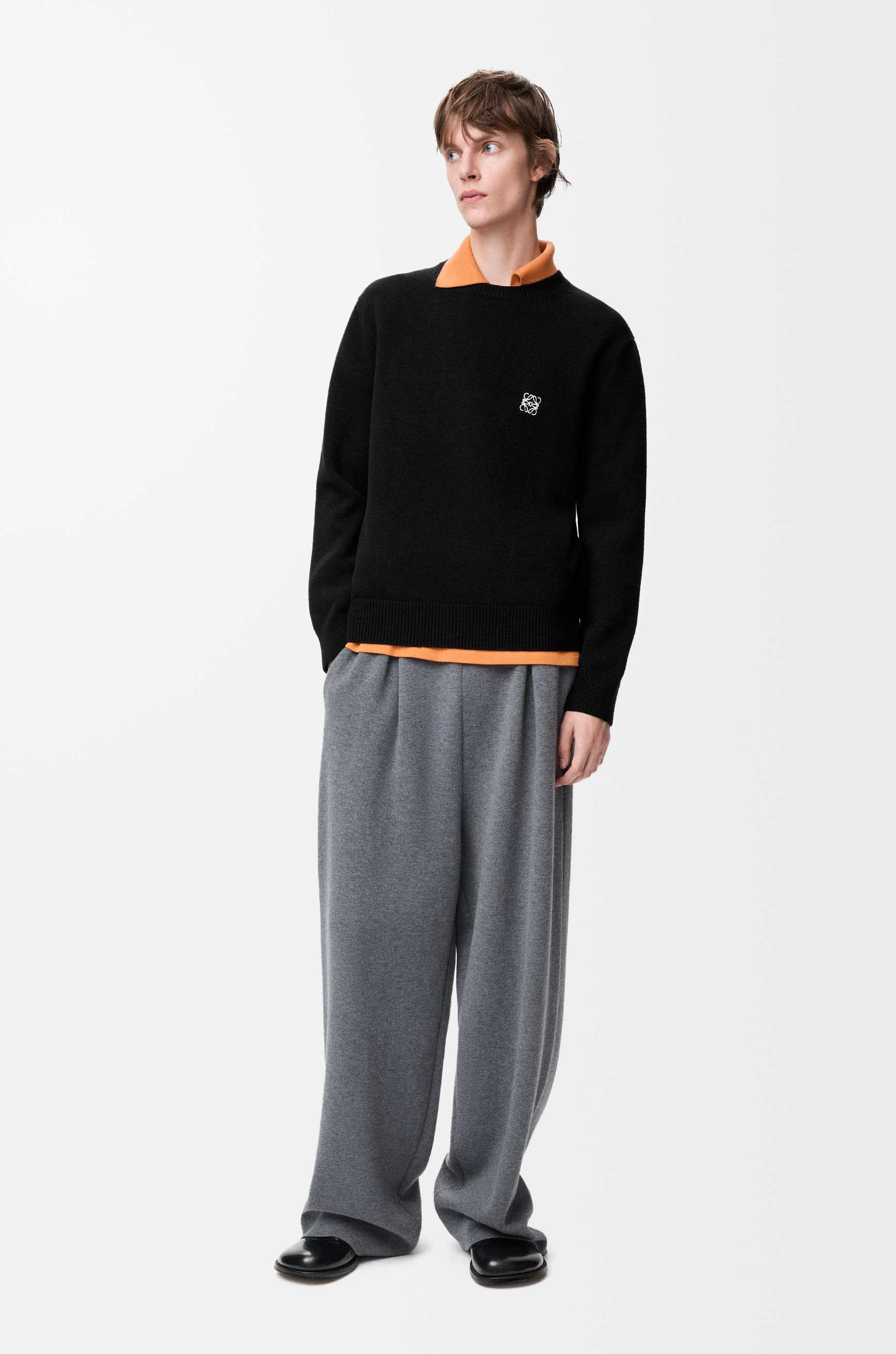 L/W Wool Short Classic Side Zip in Black main image 1