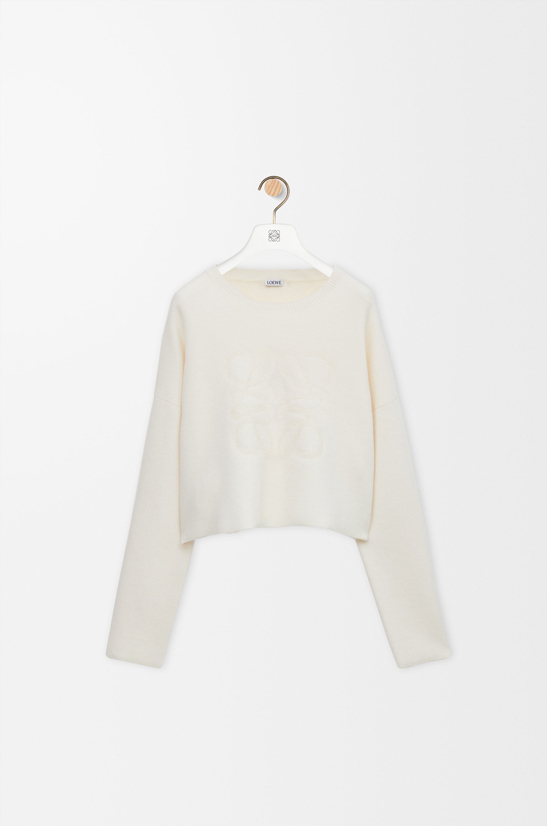 アナグラム セーター（ウール ブレンド） ホワイト - LOEWE