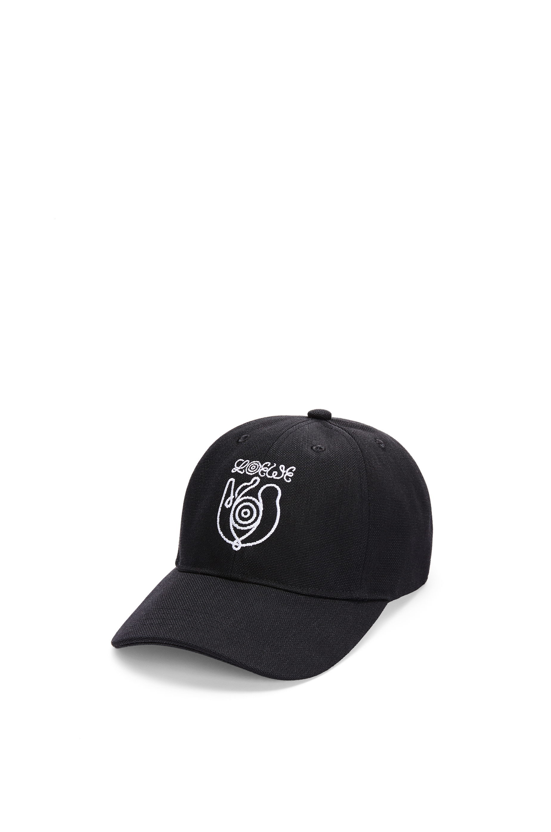 Cap in canvas Black - LOEWE