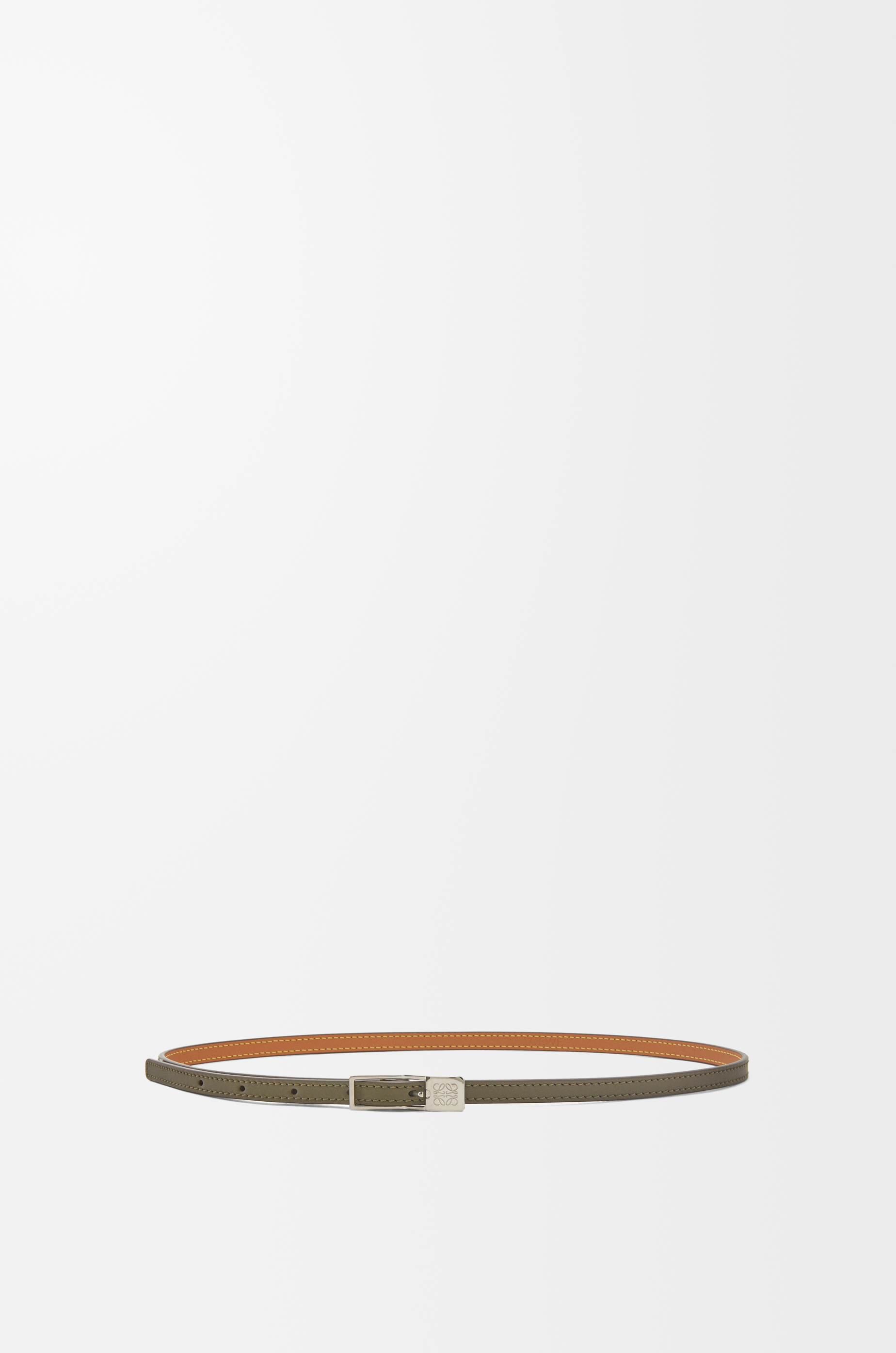 LOEWE*オーラ漂う*アマソナ パッドロック ティーダストベルト アマソナ パッドロック ベルト（スムースカーフ） グリーン - LOEWE