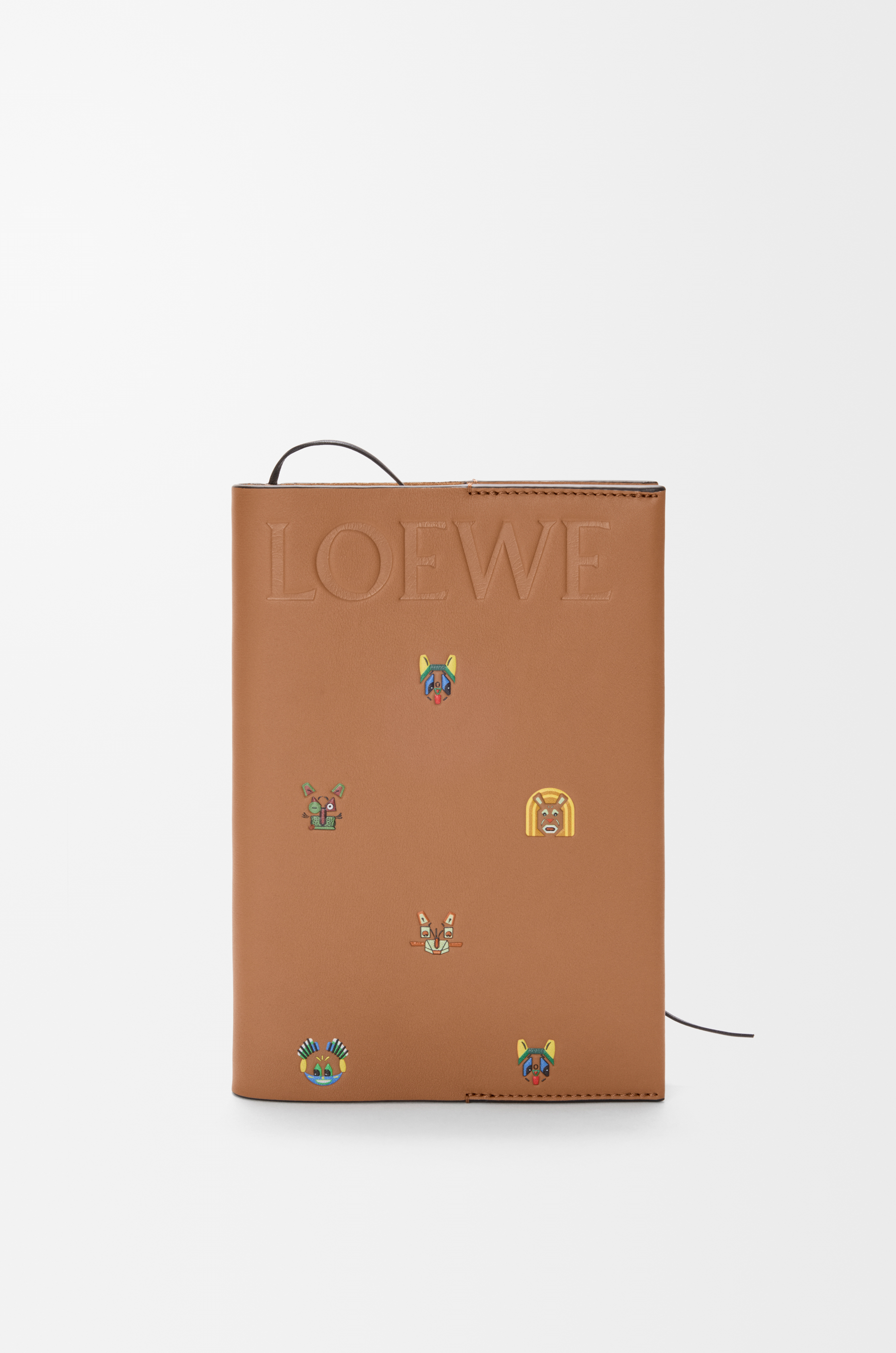 ロエベ　限定　ノートブック キャッツ ノートブック（カーフ） ブラウン - LOEWE