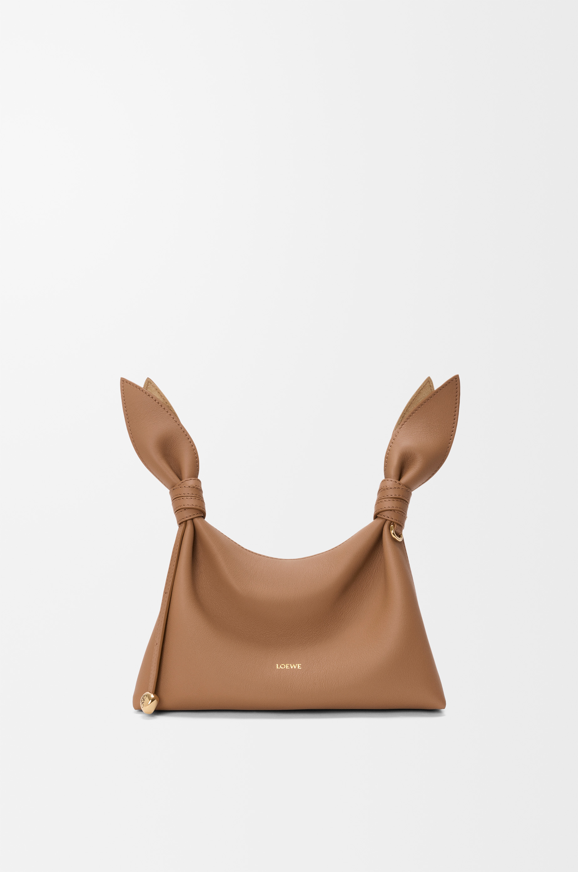Mini Scarf bag in smooth calfskin Brown - LOEWE USA Official Website