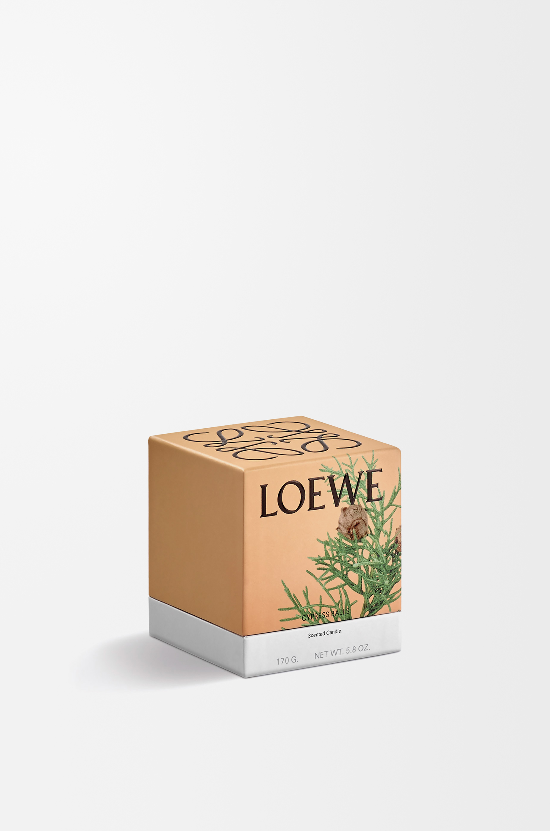 LOEWE Small Cypress Balls candle Baby Blue