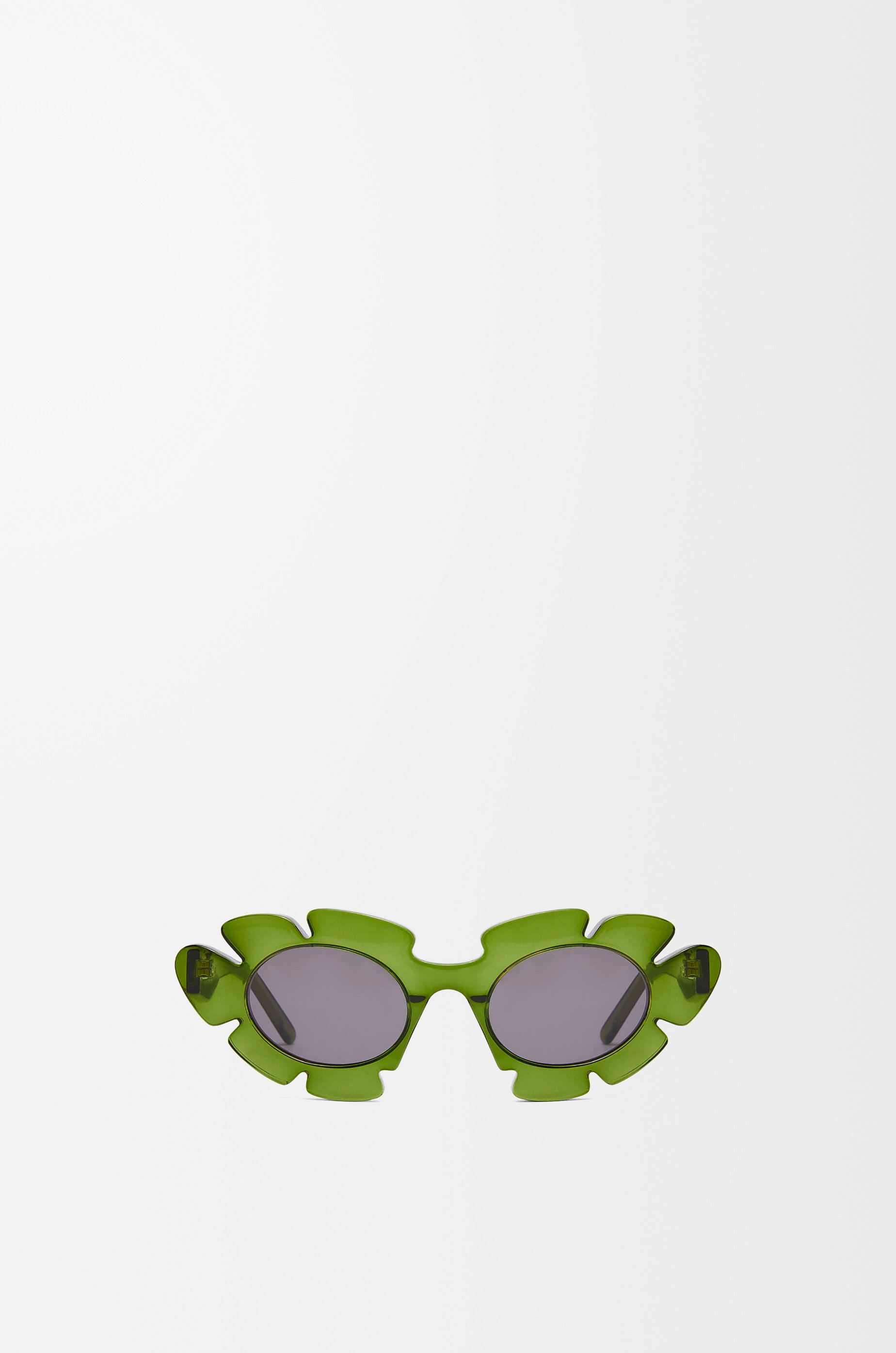 Gafas de sol montura flor en acetato Verde Cactus -