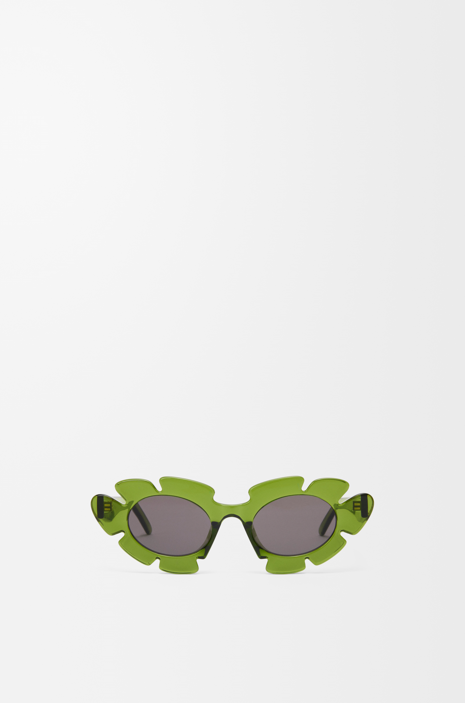 Flower sunglasses in injected nylon Cactus Green LOEWE
