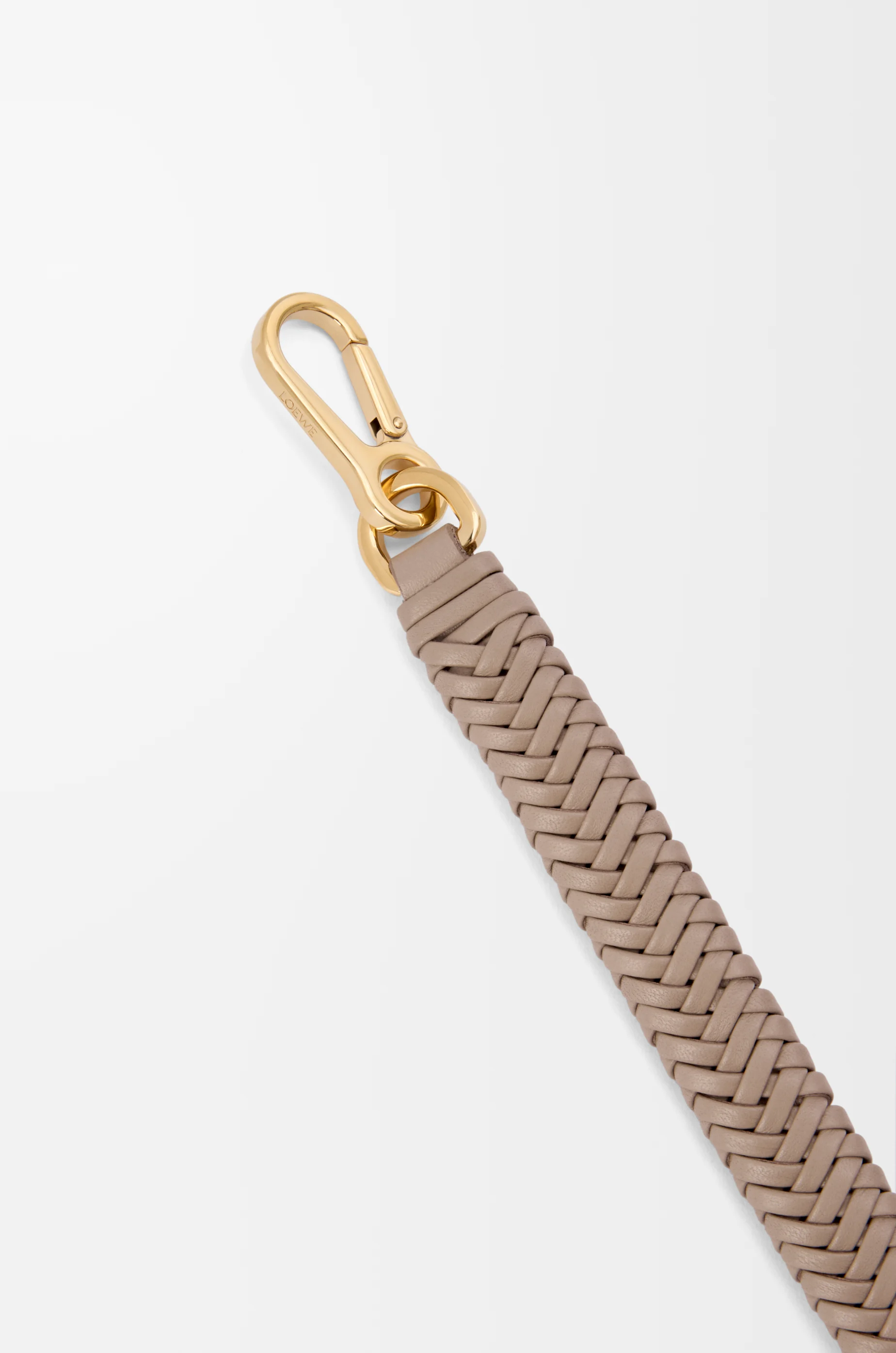 LOEWE Kurzer Riemen aus klassischem Kalbsleder mit Pfeilmotiv Sandfarben