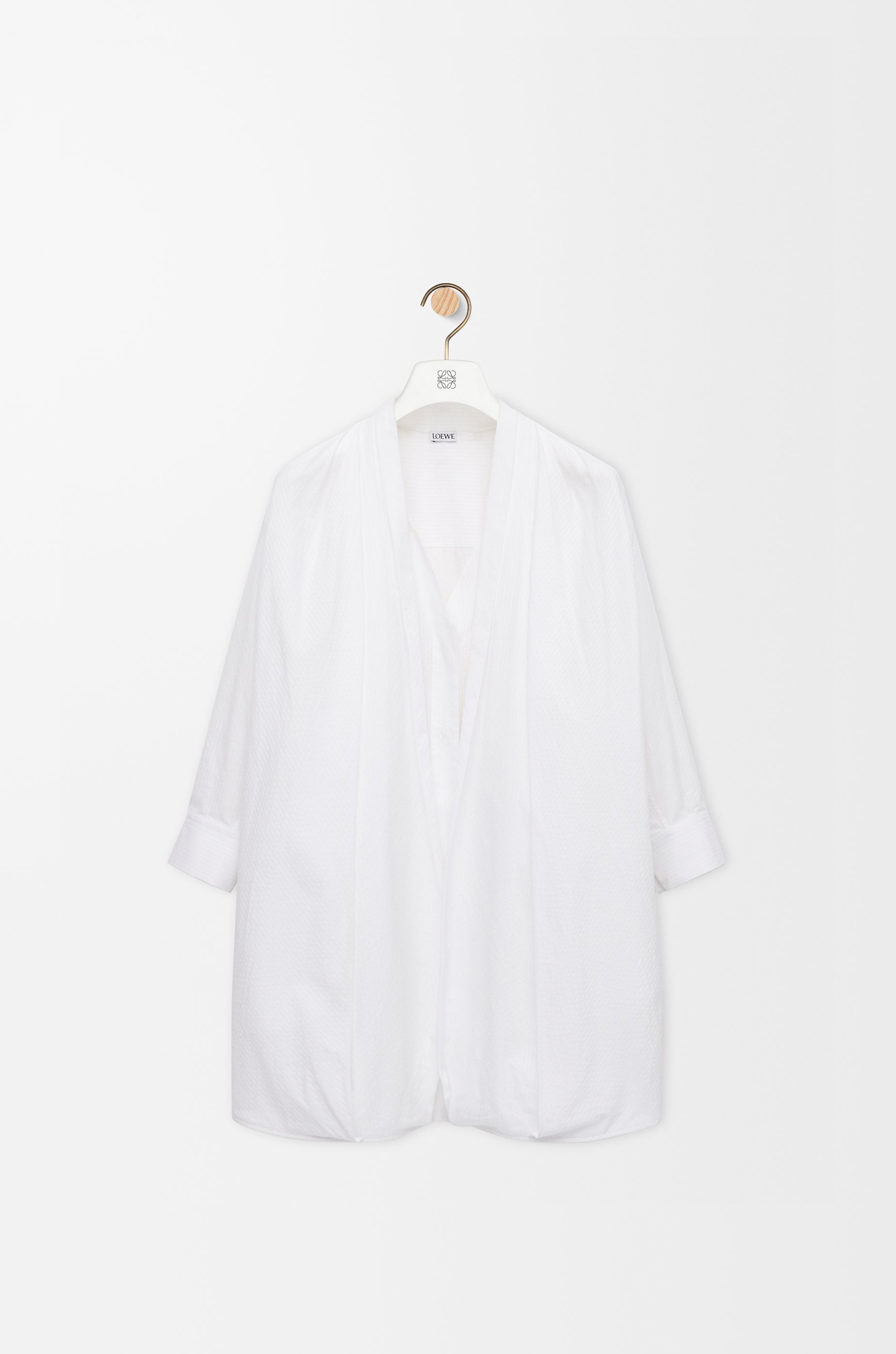ドレープ ドレス(コットン) ホワイト - LOEWE ドレープ ドレス(コットン) ホワイト - LOEWE