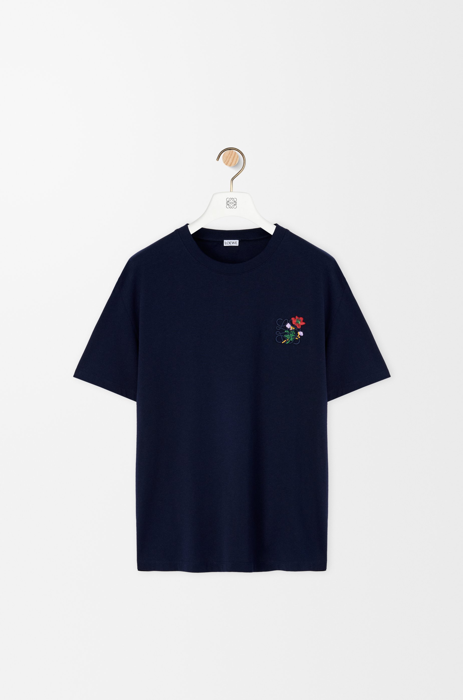LOEWE ロエベ ロゴ リラックスフィット Tシャツ ユニセックス リラックスフィット Tシャツ（コットン） ホワイト - LOEWE