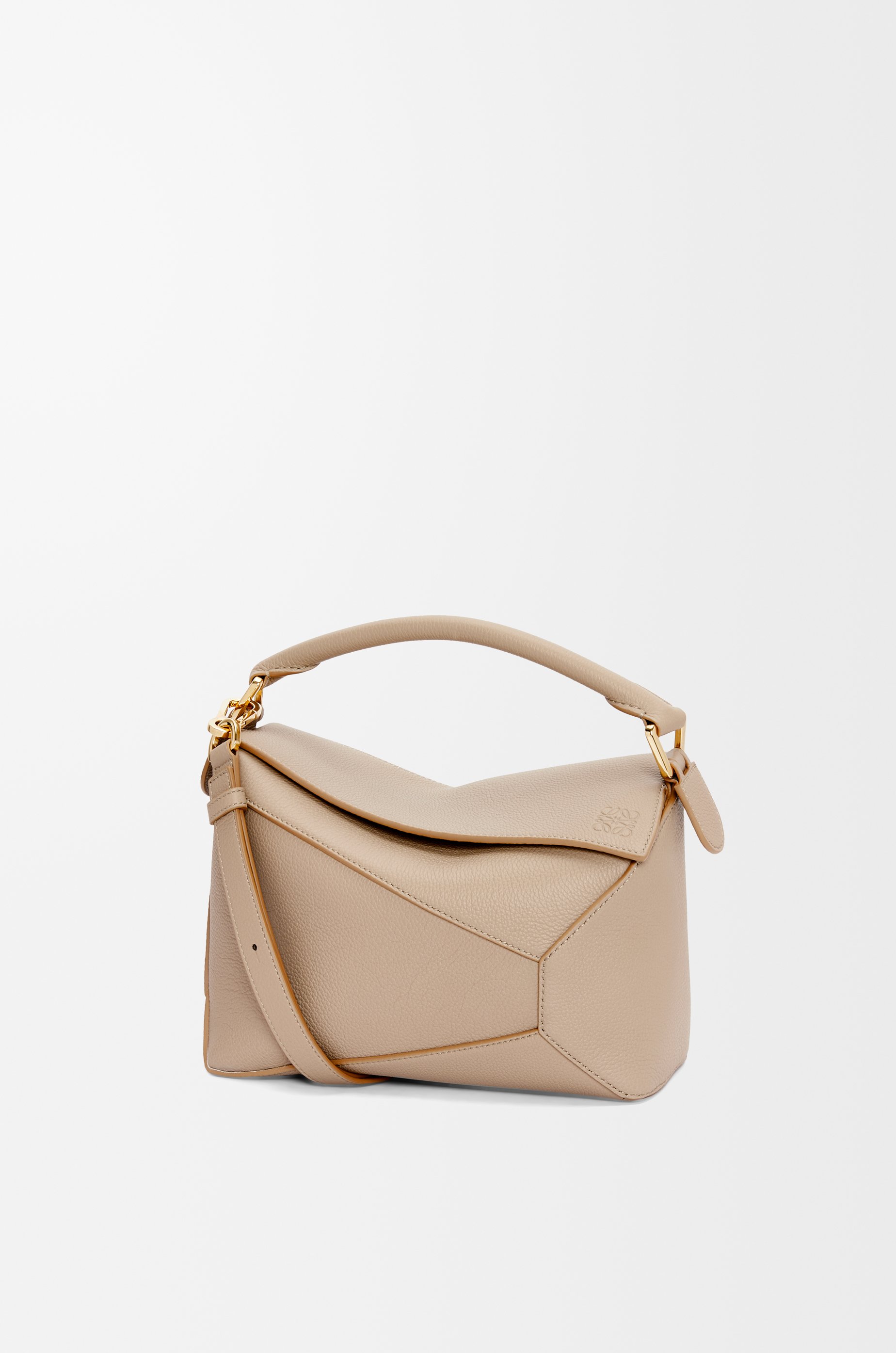 Small Puzzle bag in soft grained calfskin Sand - LOEWE