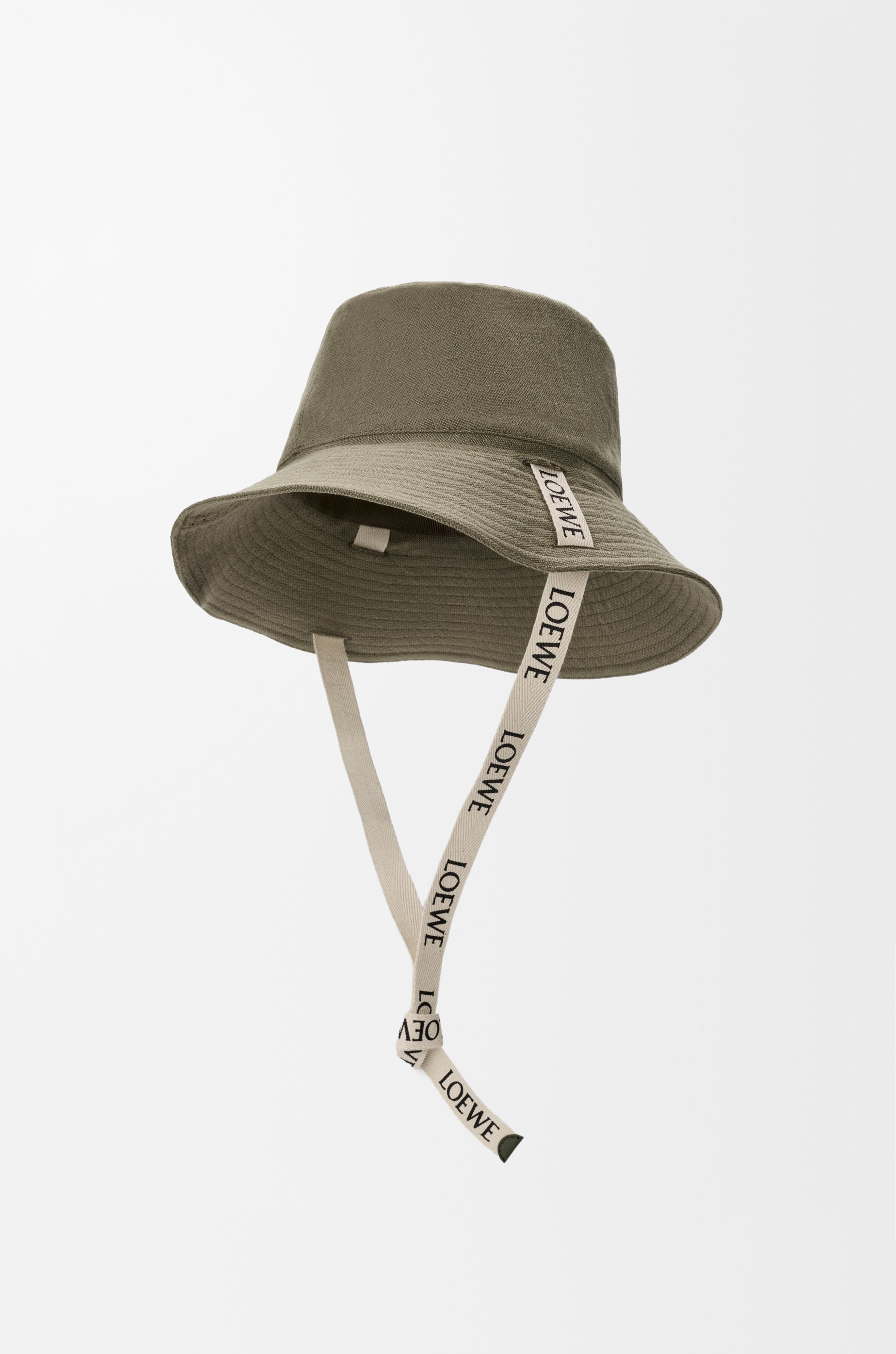 Loewe Fisherman Hat In Canvas Size:m For Woman In Brown