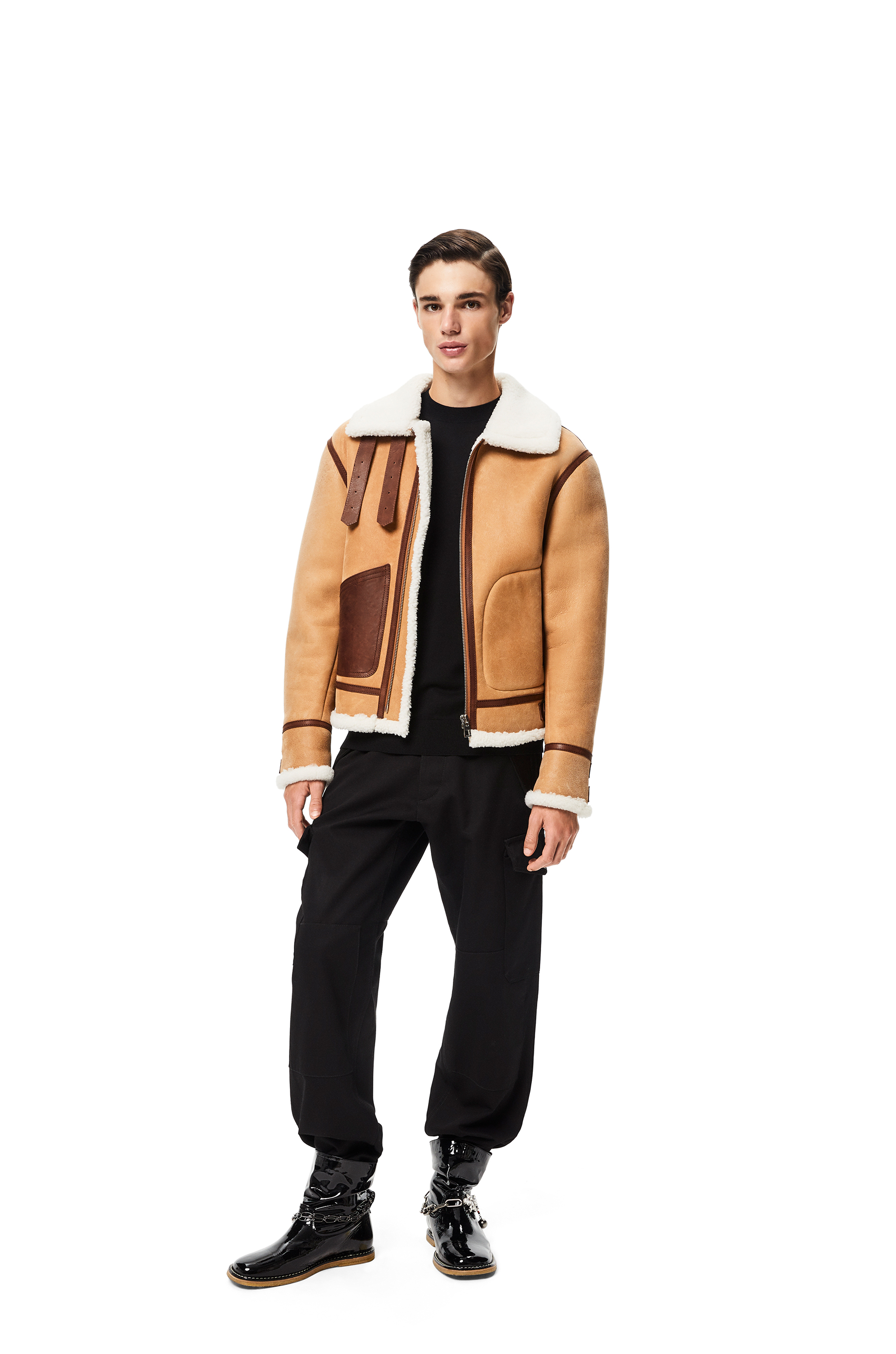 loewe shearling jacket
