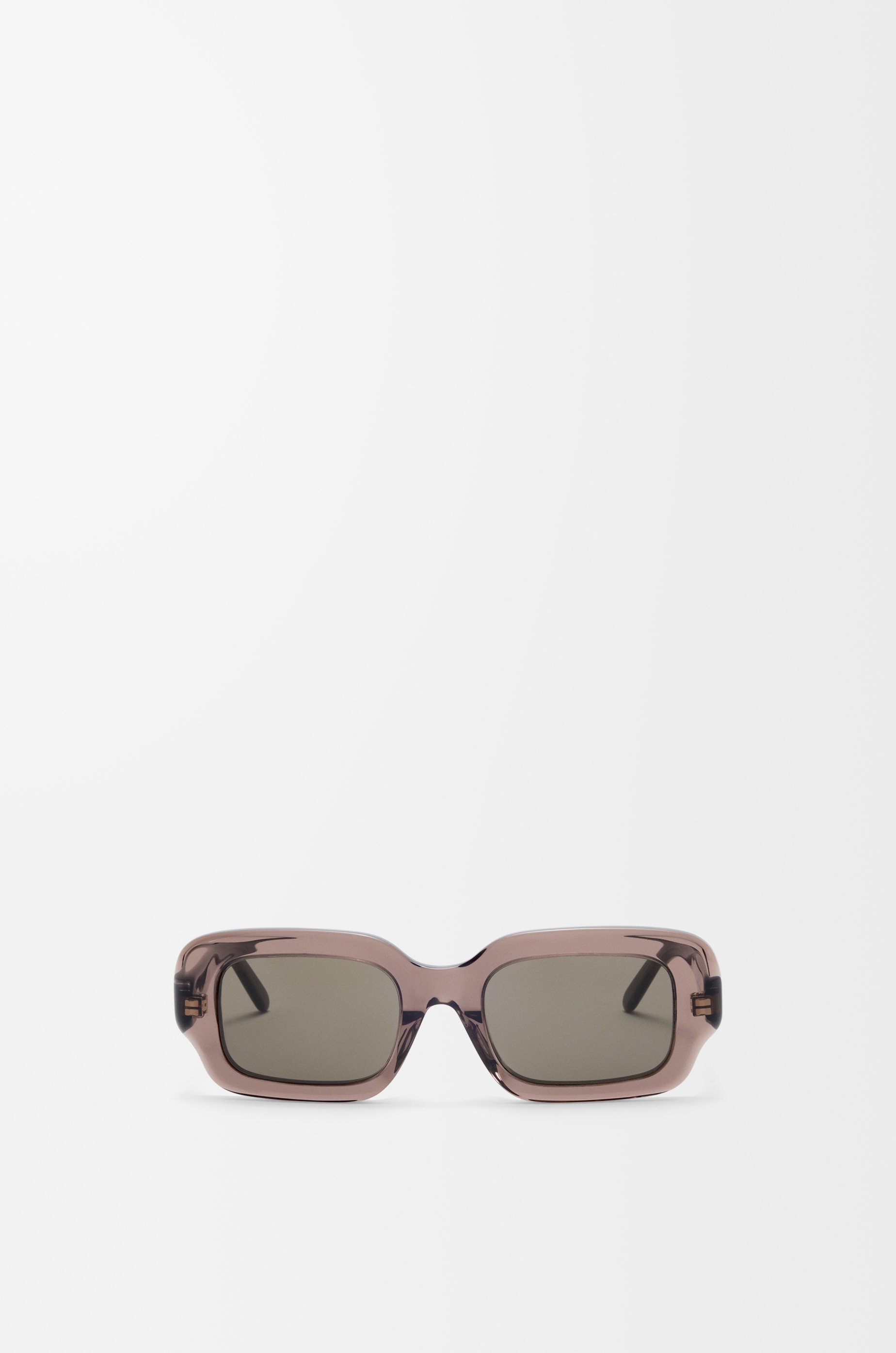 レクタンギュラー スリム サングラス ブラウン - LOEWE Japan official