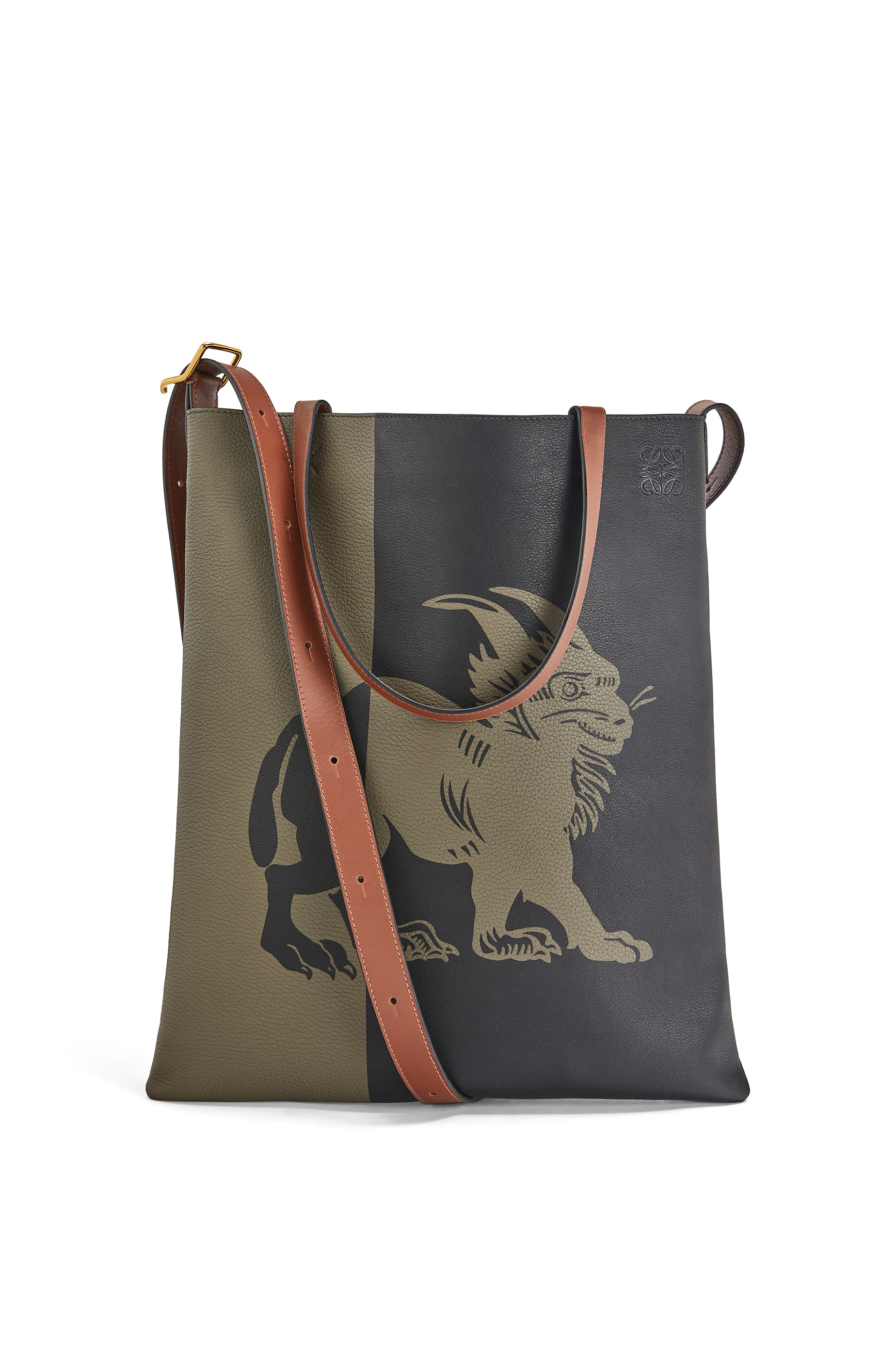 loewe strap vertical tote bag