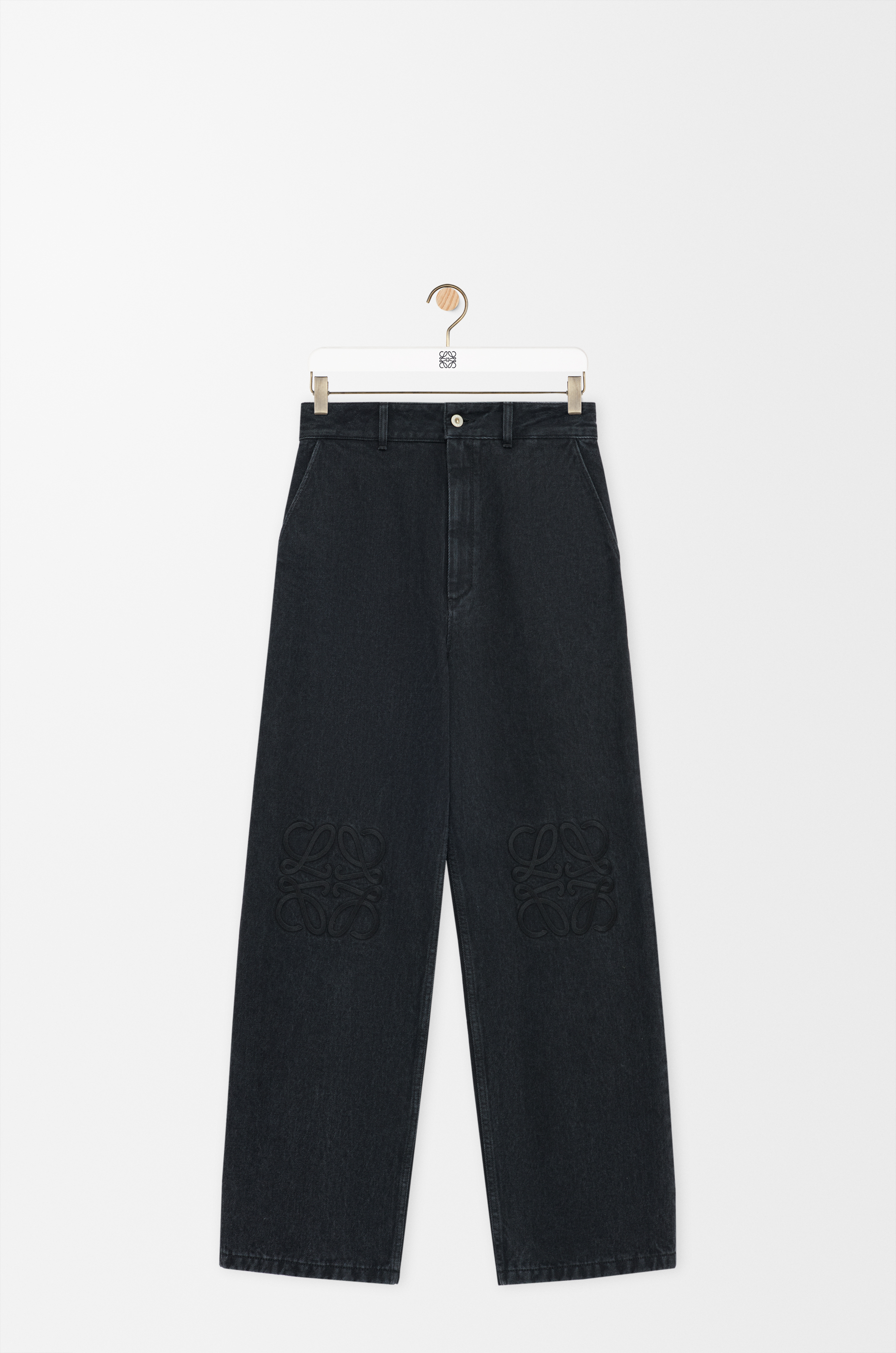 アナグラム バギー ジーンズ（デニム） ブラック - LOEWE