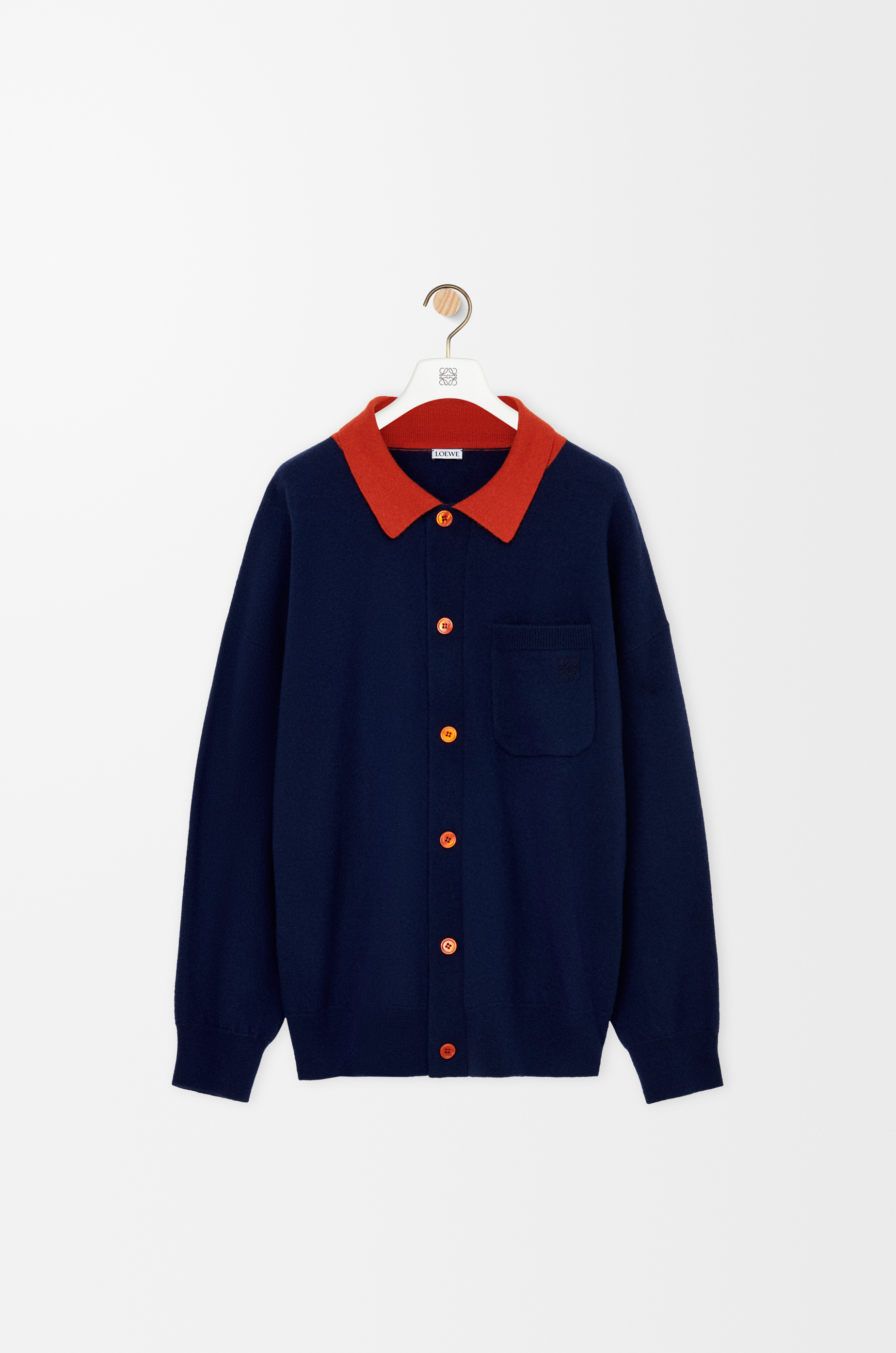 LOEWE - ロエベ　カーディガン　ネイビー　ニット H526Y14KEE_5110_1F.jpg