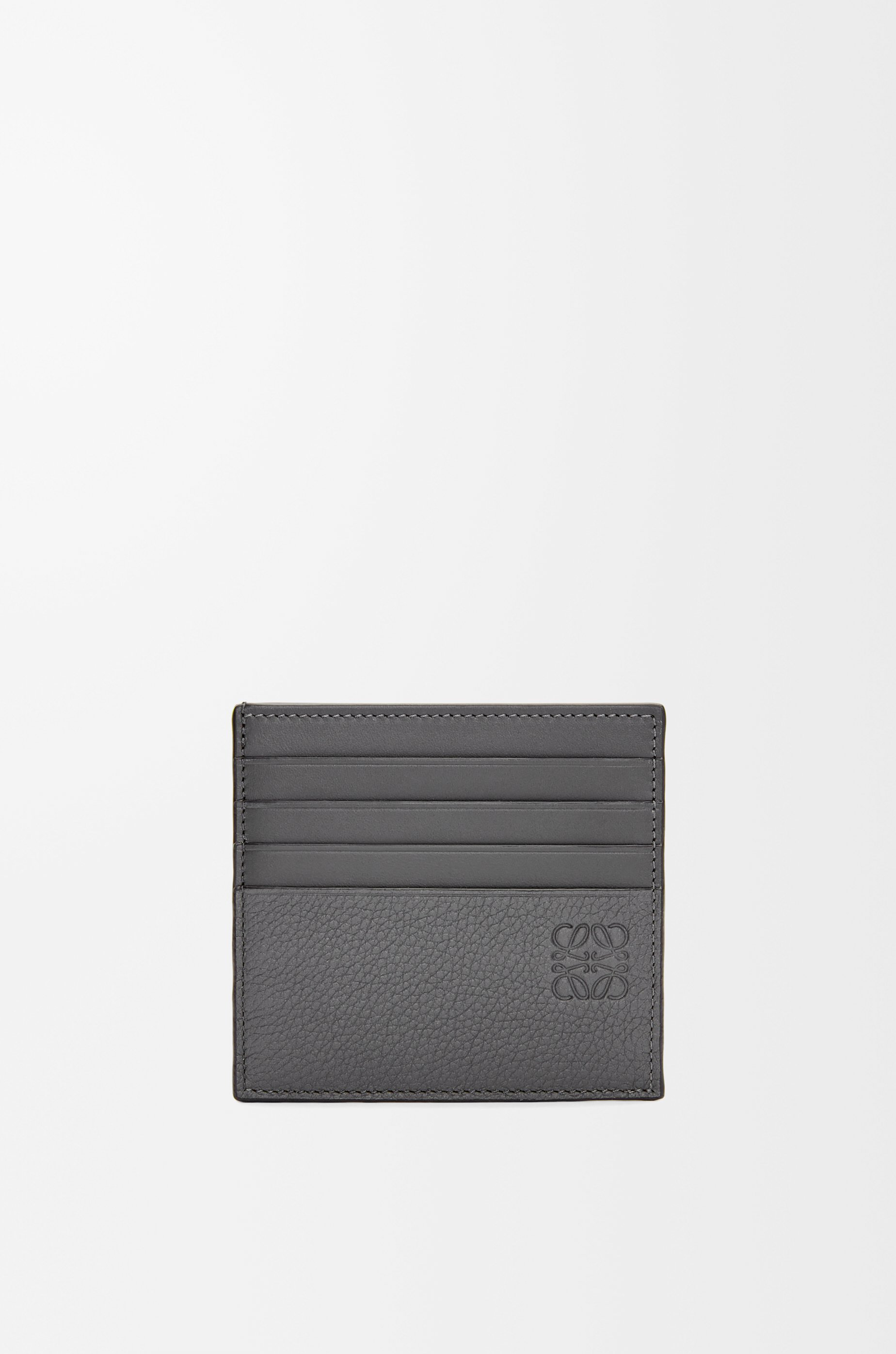オープン カードホルダー（ソフトグレインカーフ） グレー - LOEWE