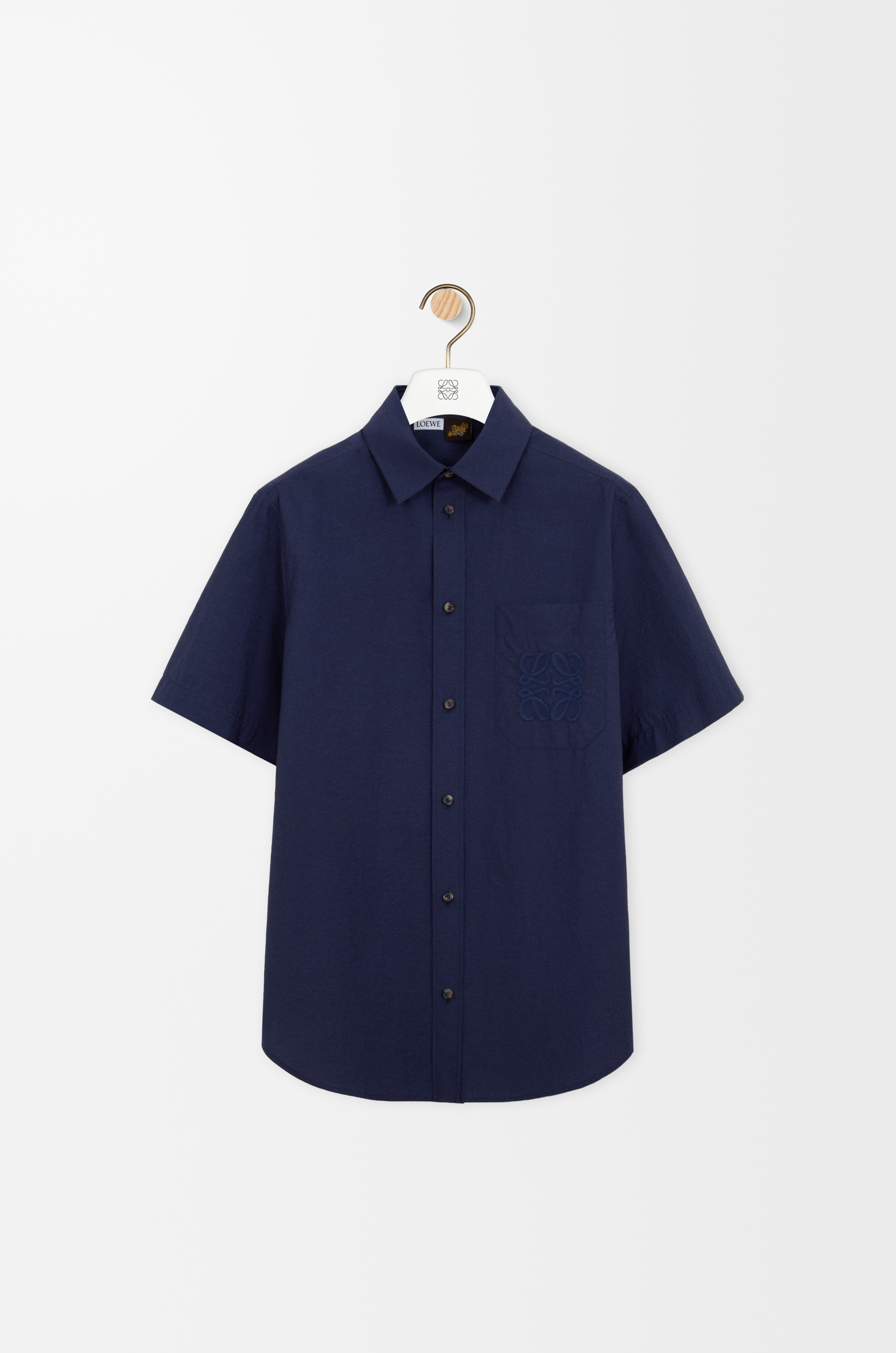 60’s Wash'n Wear RN16270 アメリカ製 コットンシャツ ショートスリーブ シャツ（コットンブレンド） ブルー - ロエベ 日本