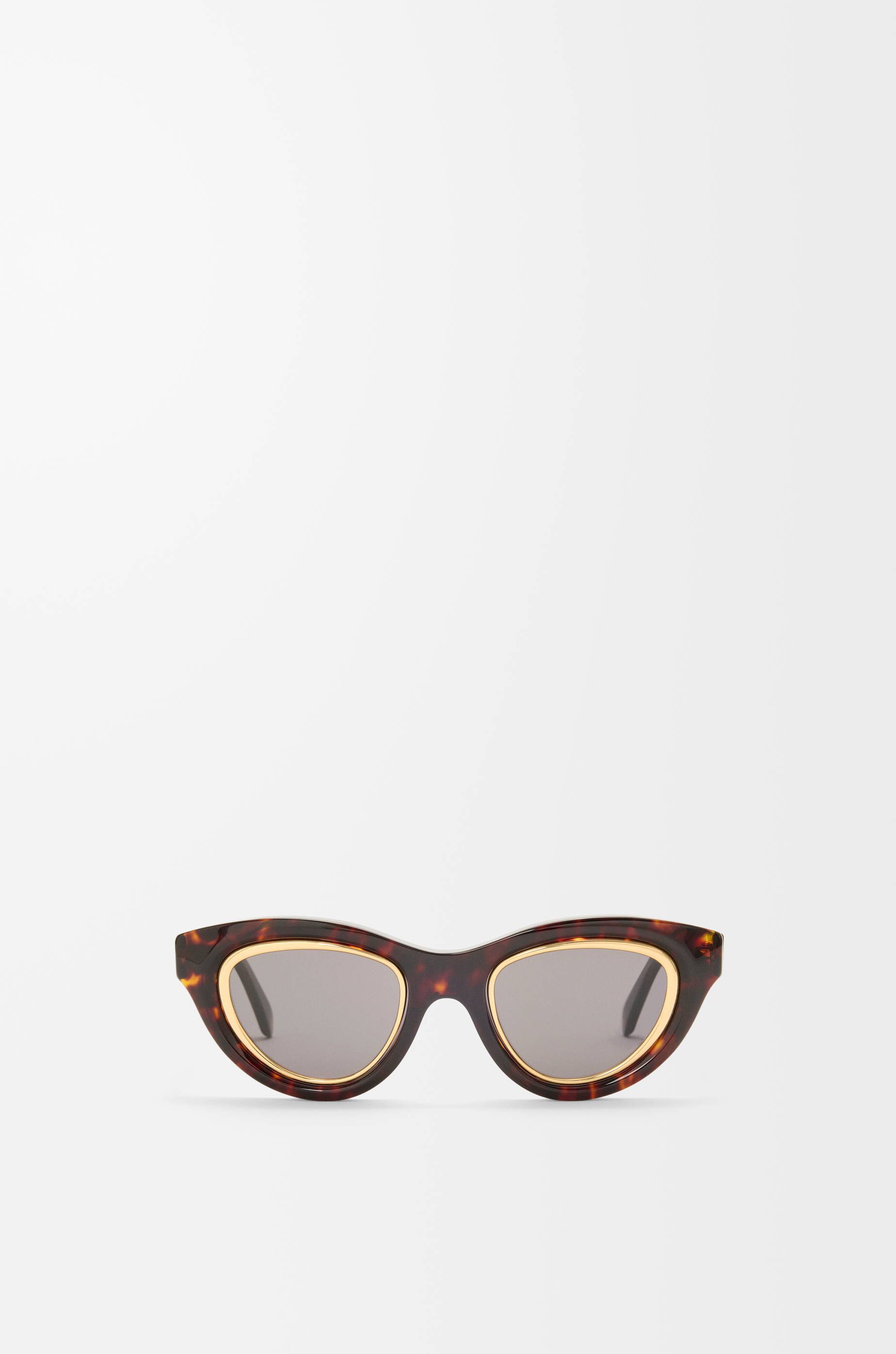 ミニ アナグラム キャッツアイ サングラス ブラウン - LOEWE Japan