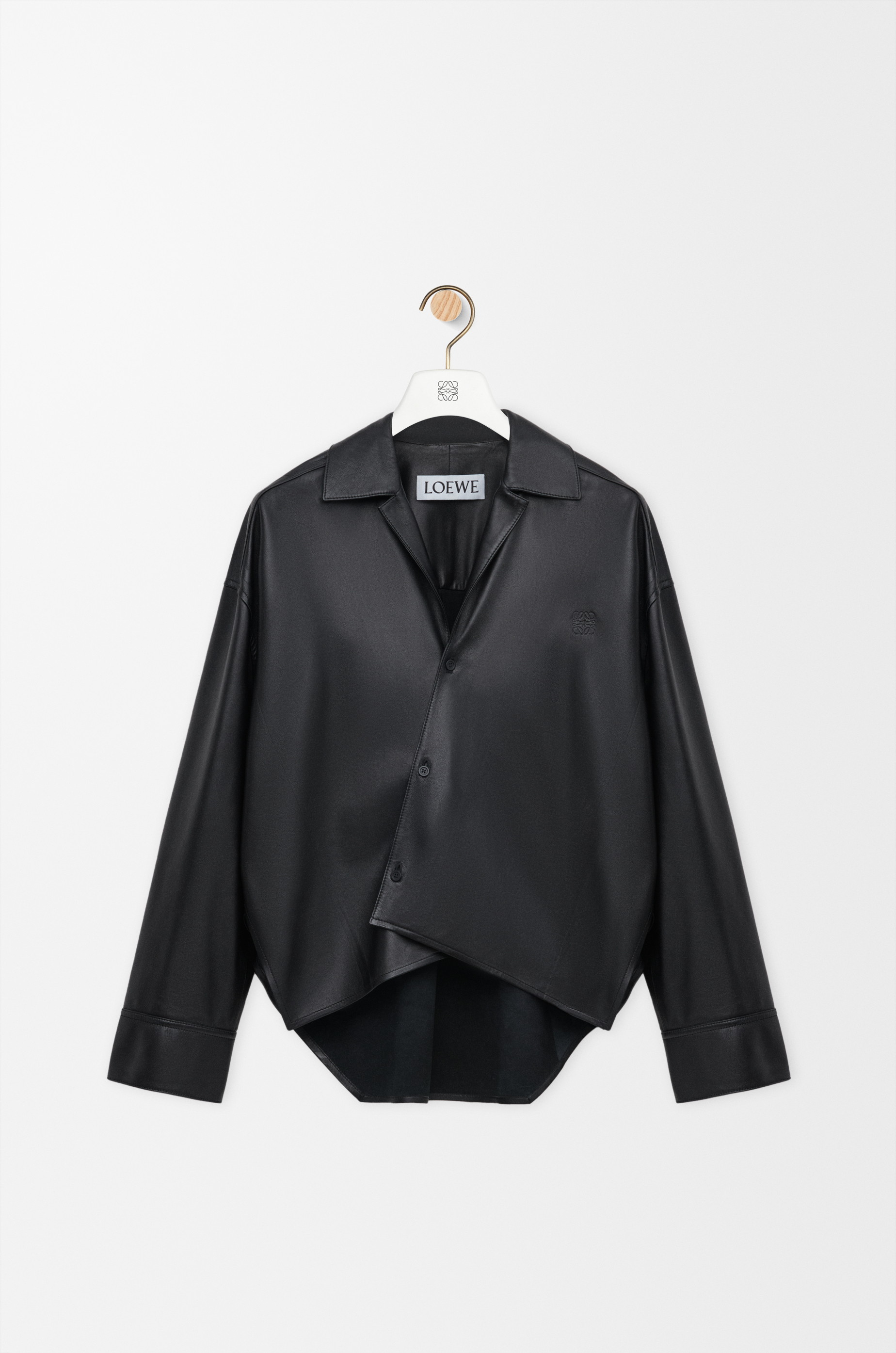 Shirt in nappa lambskin Black - LOEWE