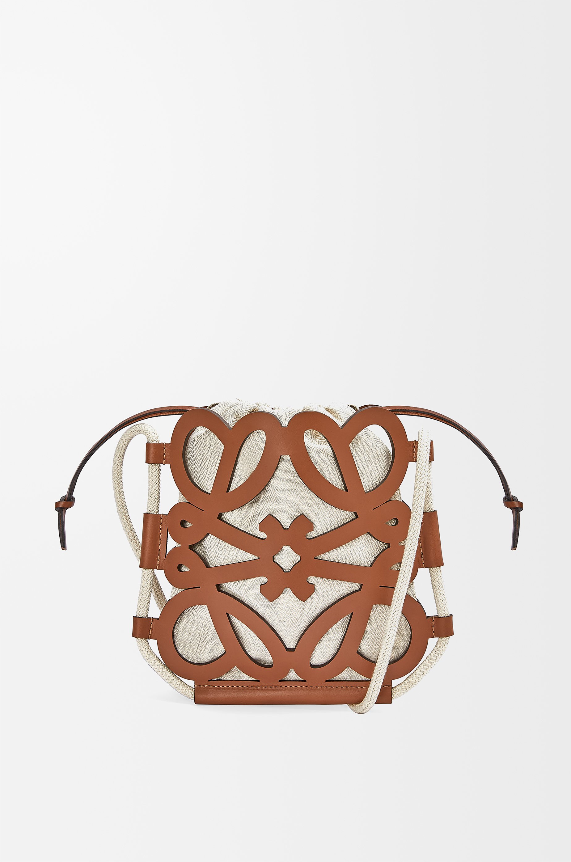 Loewe Anagram Small Cutout Leather Tote