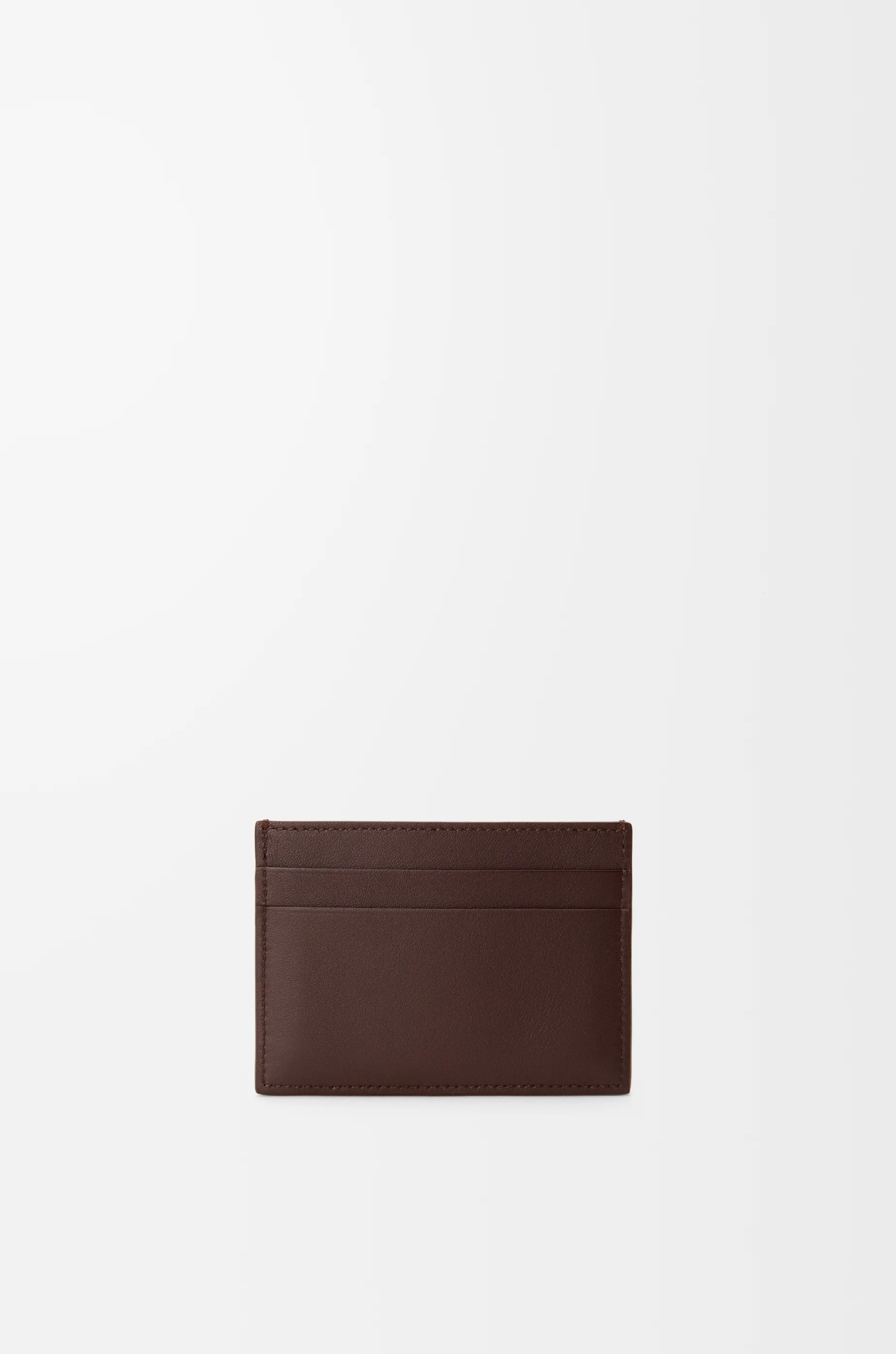 LOEWE Schlichtes Cats Kartenetui aus klassischem Kalbsleder Braun