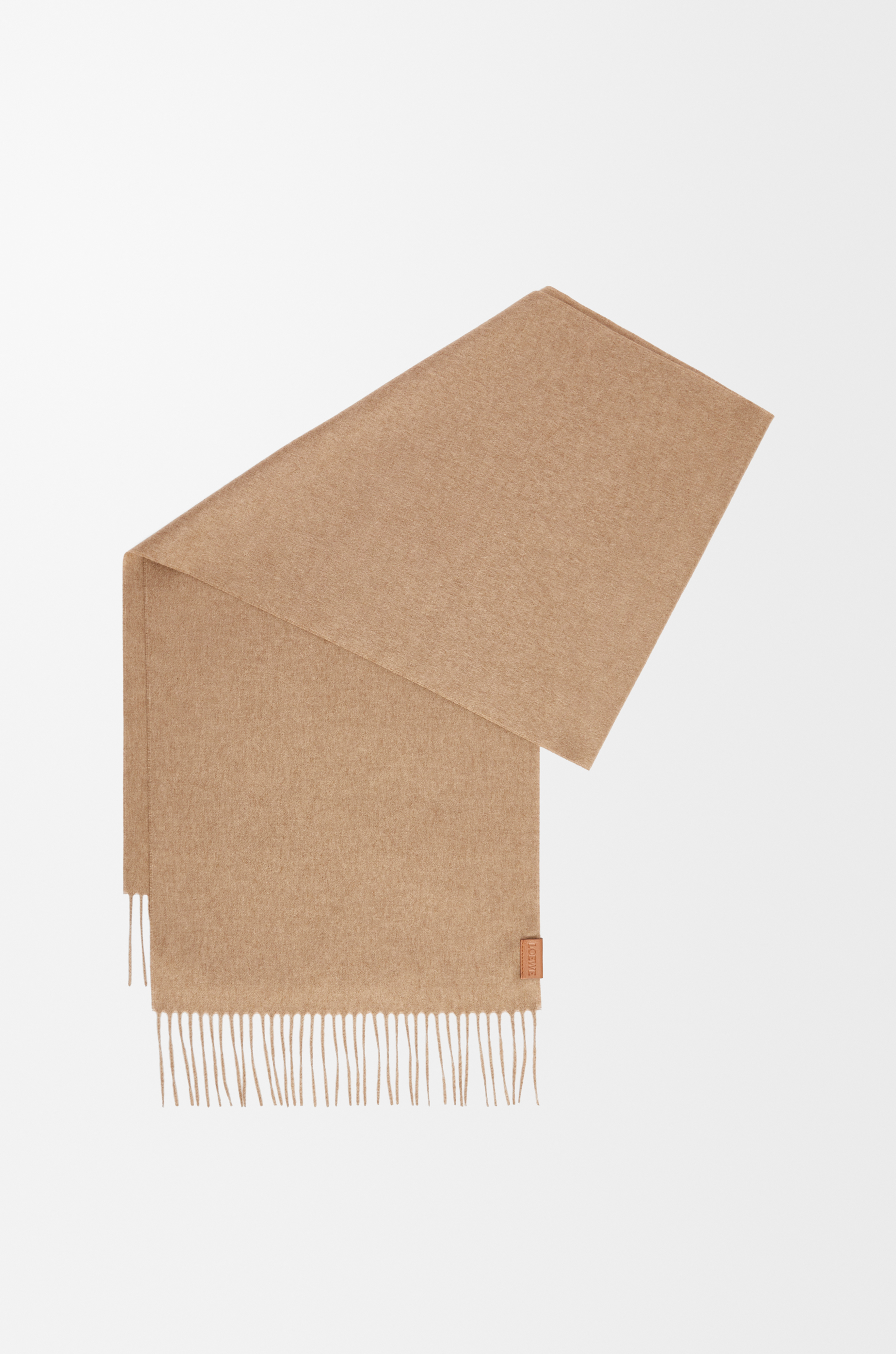 Scarf in cashmere Beige - LOEWE