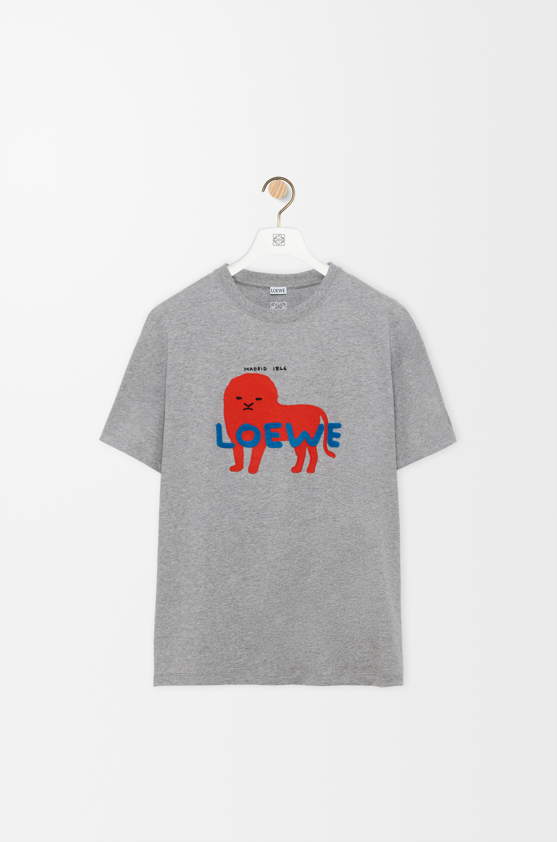 リラックスフィット Tシャツ（コットン） グレー - ロエベ 日本 公式サイト