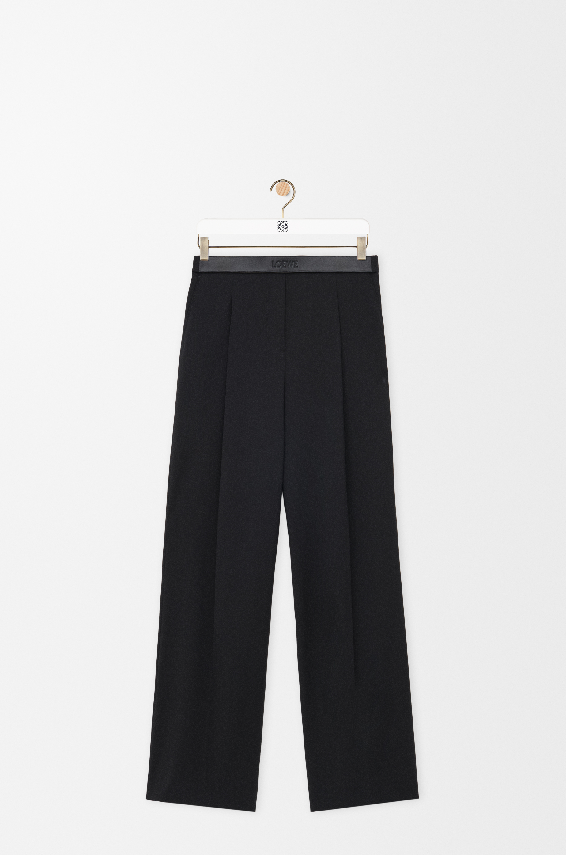 Loewe Pantalon En Laine Taille: 44 Pour Femme In Brown