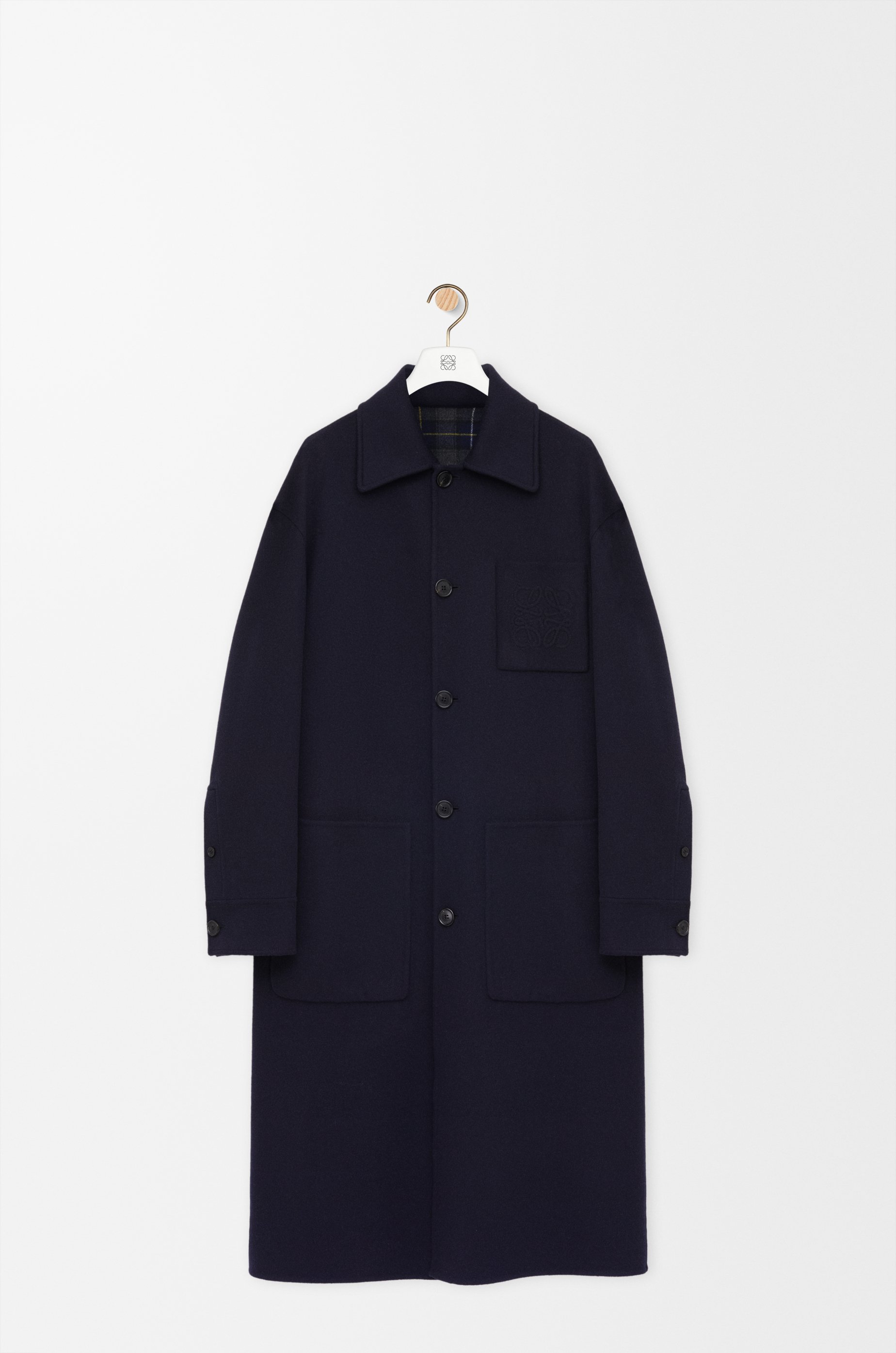 コート（ウール&カシミヤ） ブルー - LOEWE