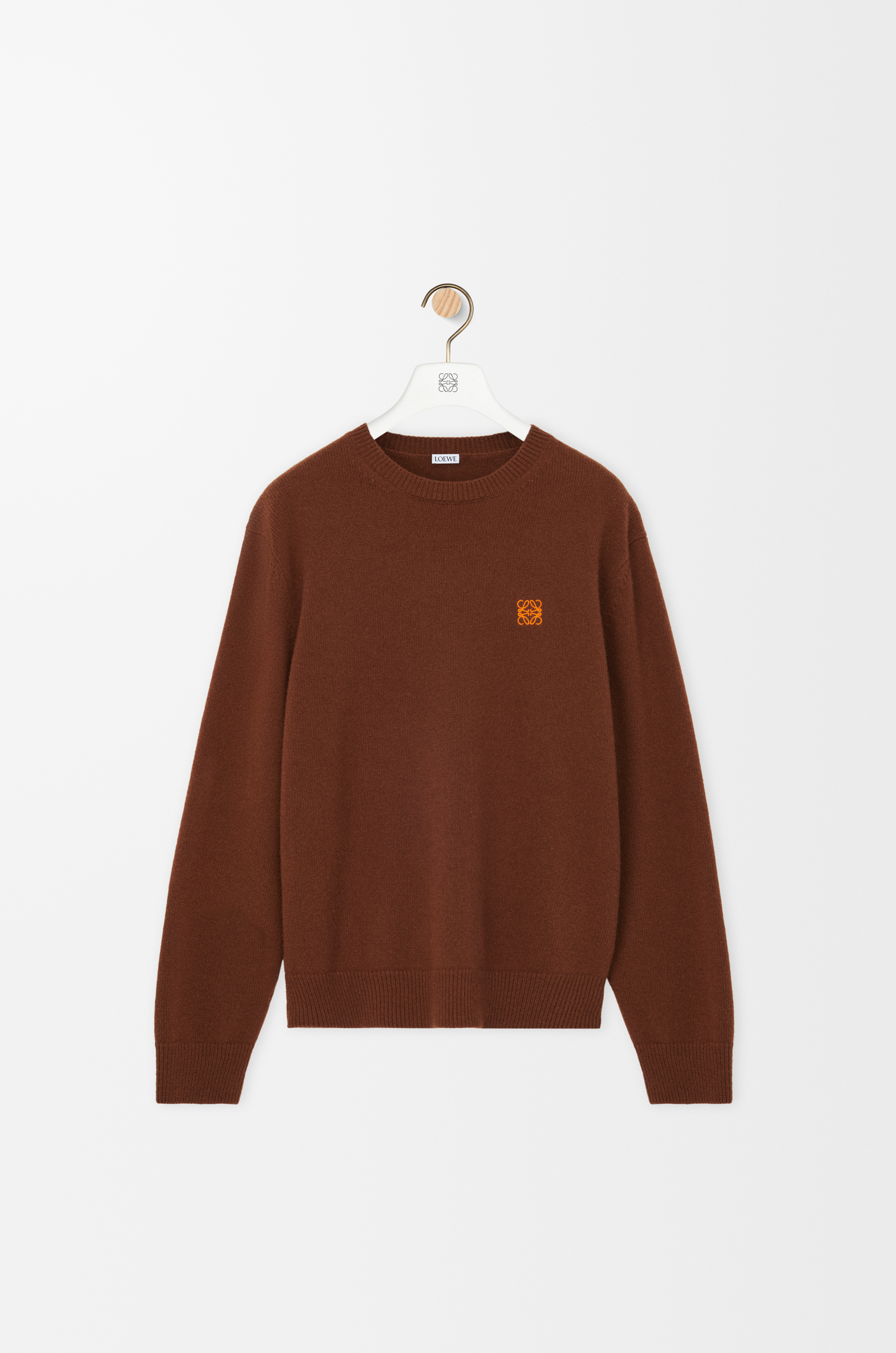 Sweater in wool Brown - LOEWE