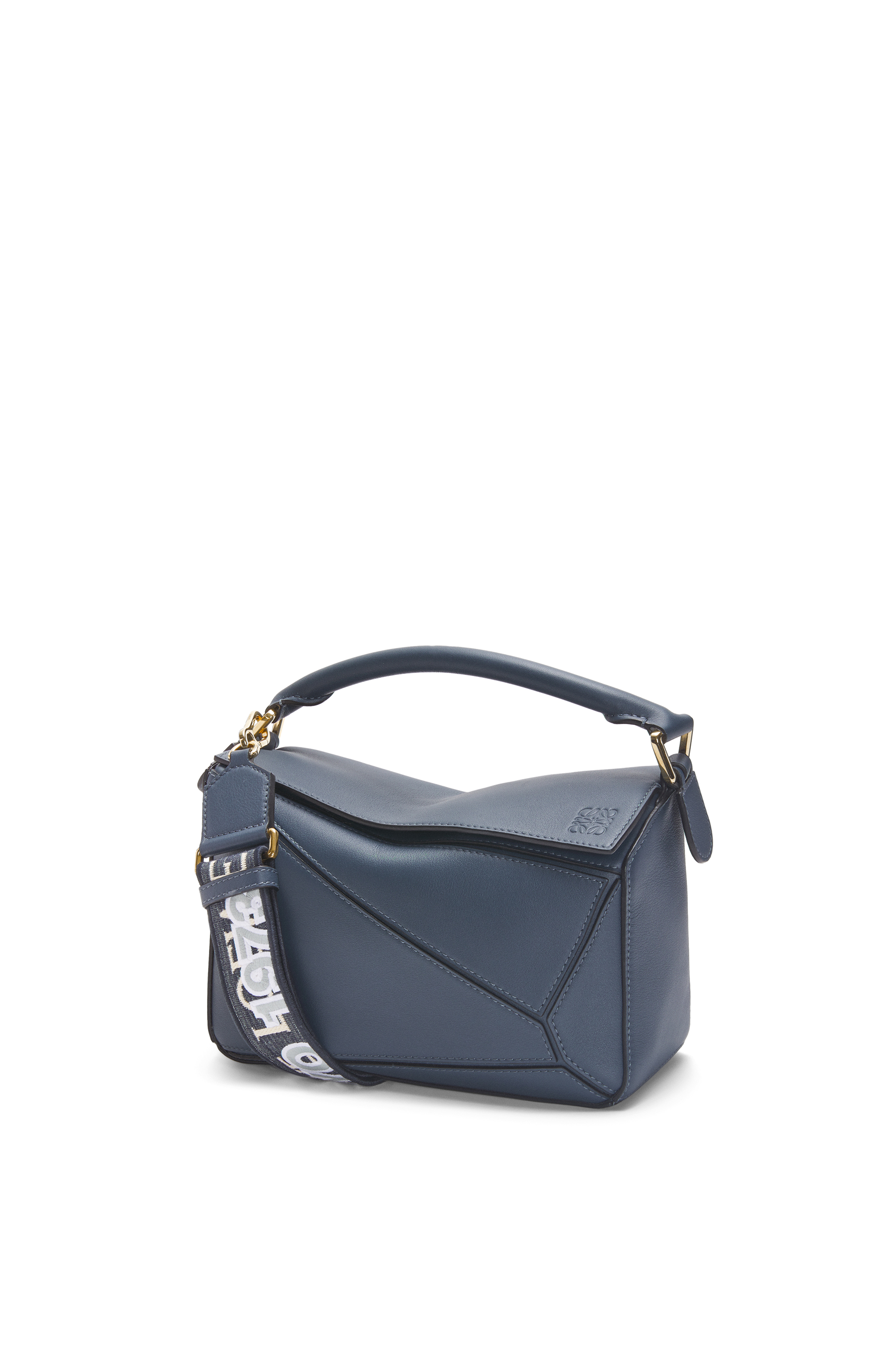 LOEWE Calfskin Mini Puzzle Bag Blue 851420