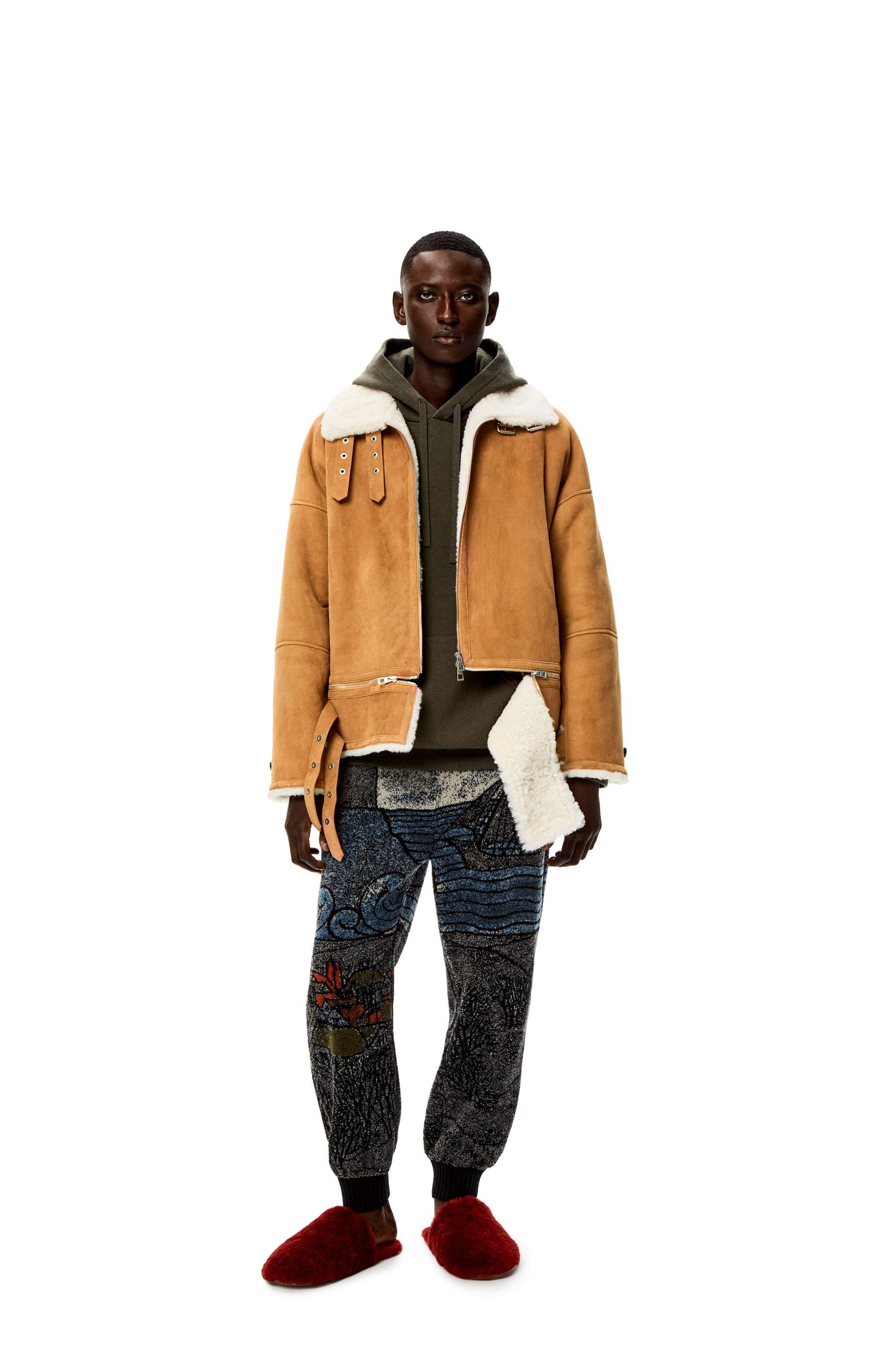 loewe men's leather jacket