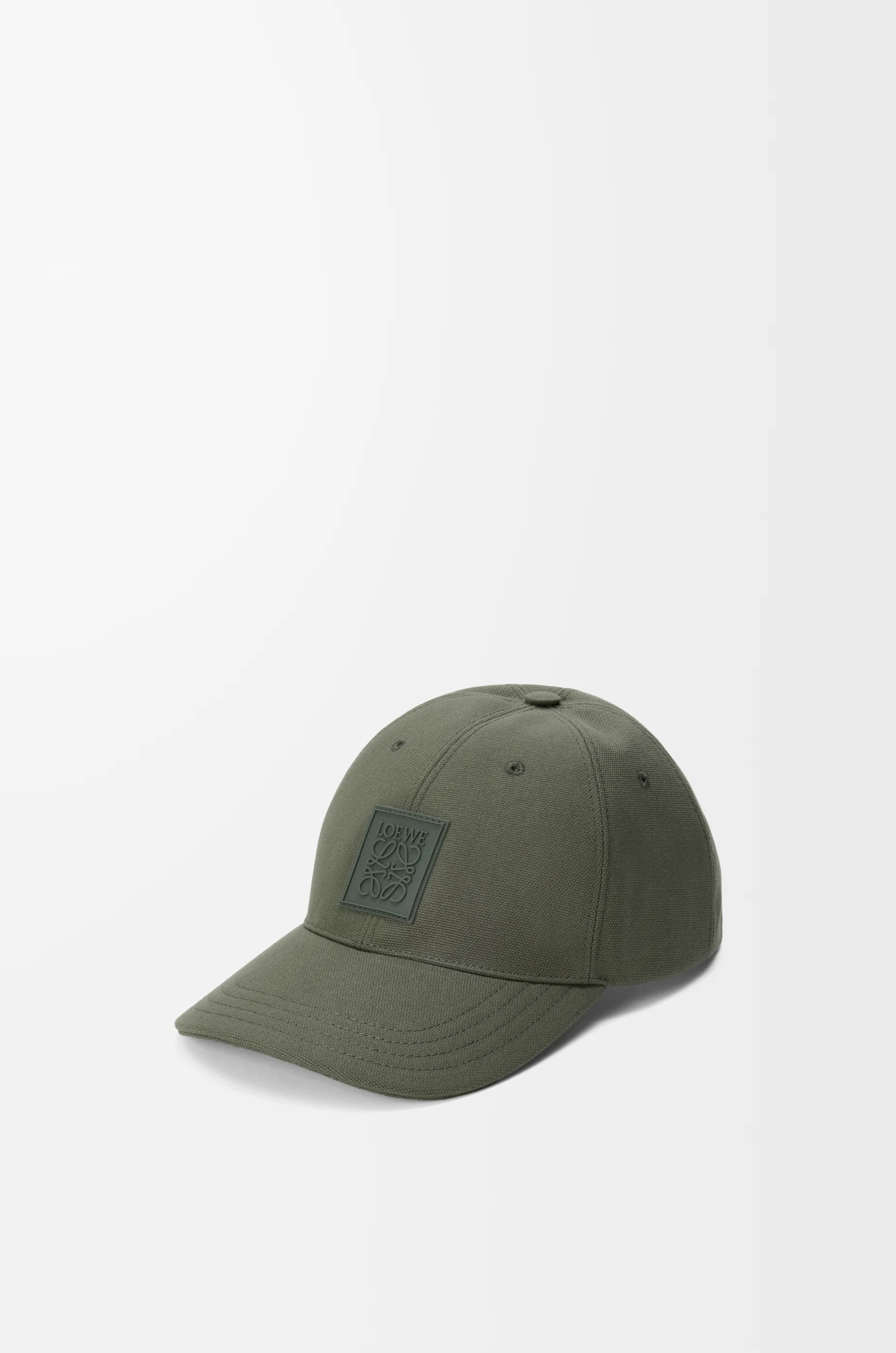 Patch cap in canvas Green - LOEWE