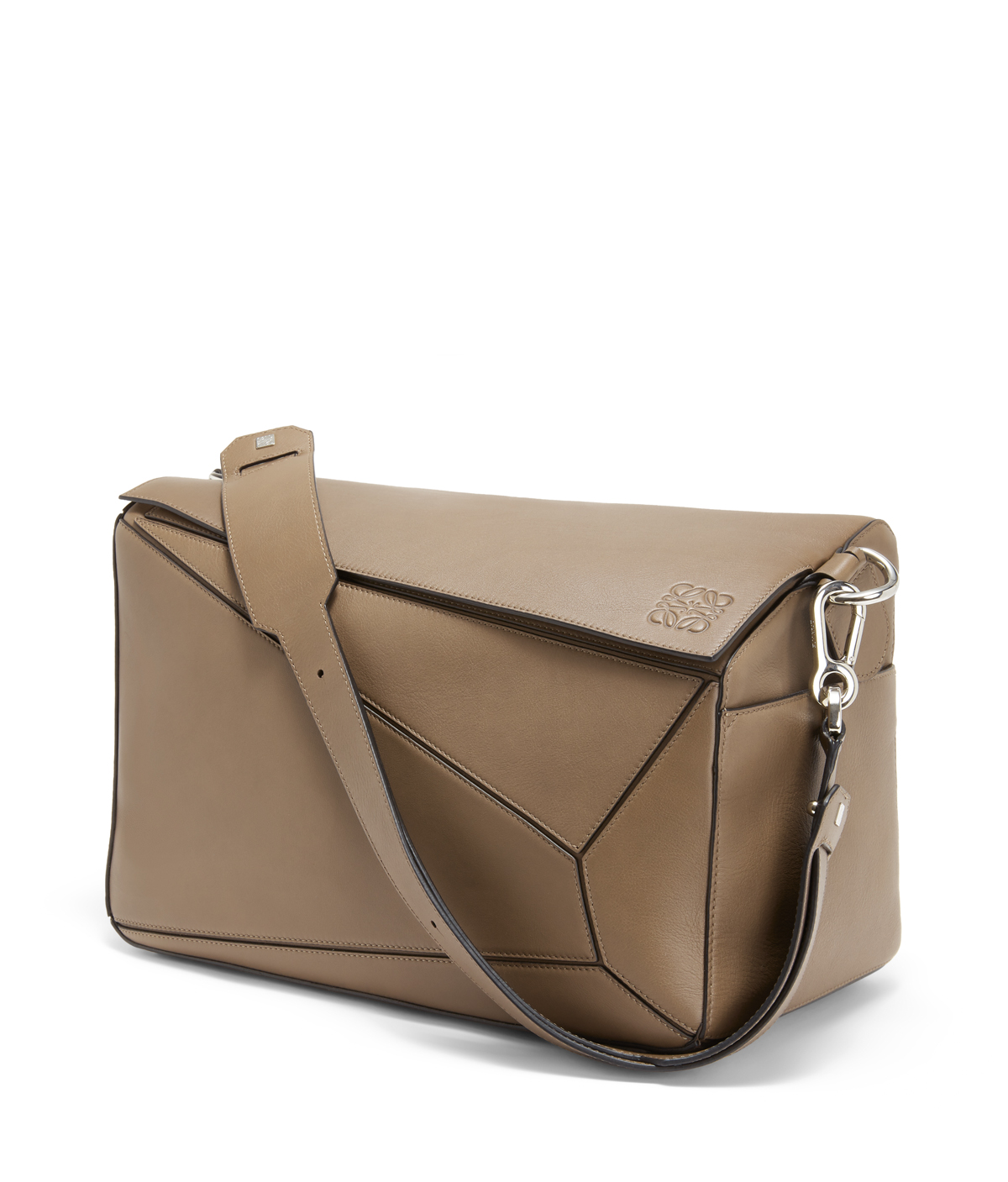 Puzzle Xl Bag Dark Taupe - LOEWE