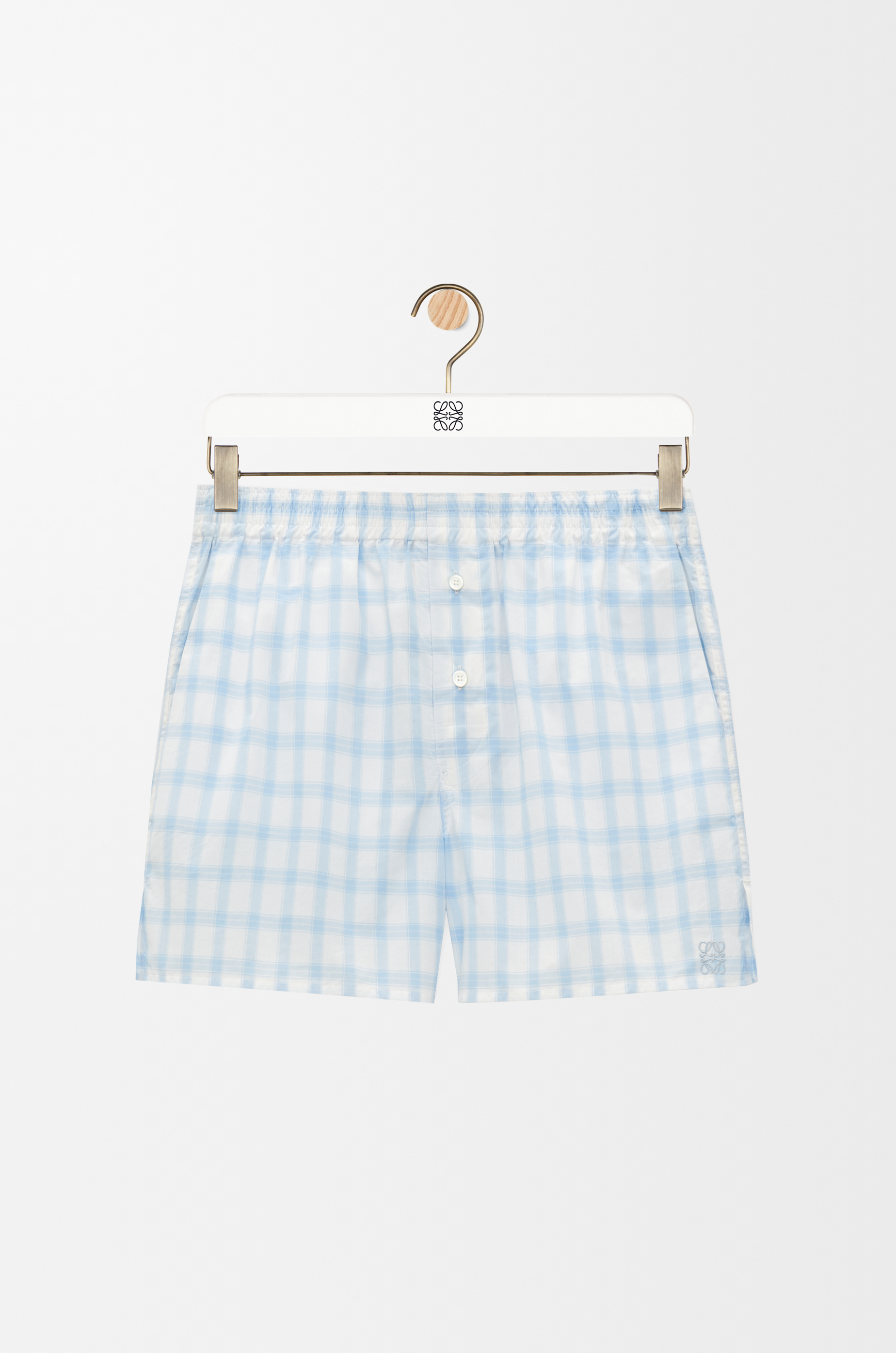 ロエベ☆コットンクロップドパンツ White レディース クロップドパンツ (7～9分丈) (ホワイト / 白色