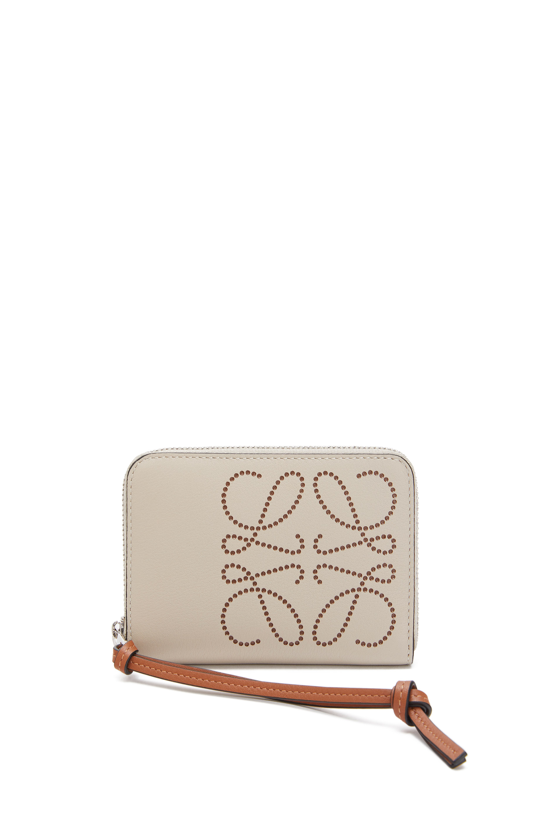 ブランド 6 カード ジップ ウォレット クラシックカーフ Light Oat Tan Loewe ブランド 6 カード ジップ ウォレット クラシックカーフ Light Oat Tan Loewe
