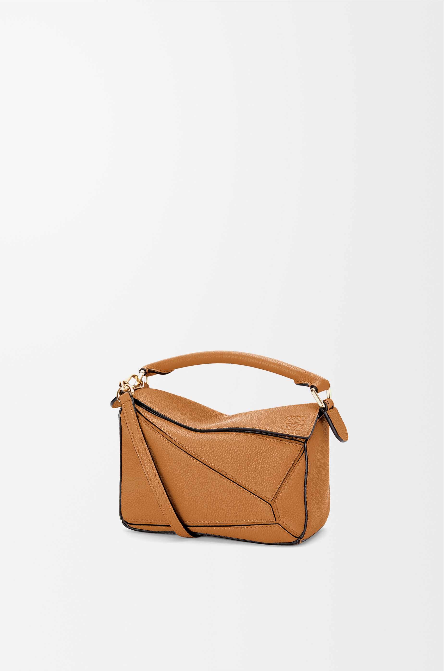 Mini Puzzle bag in soft grained calfskin