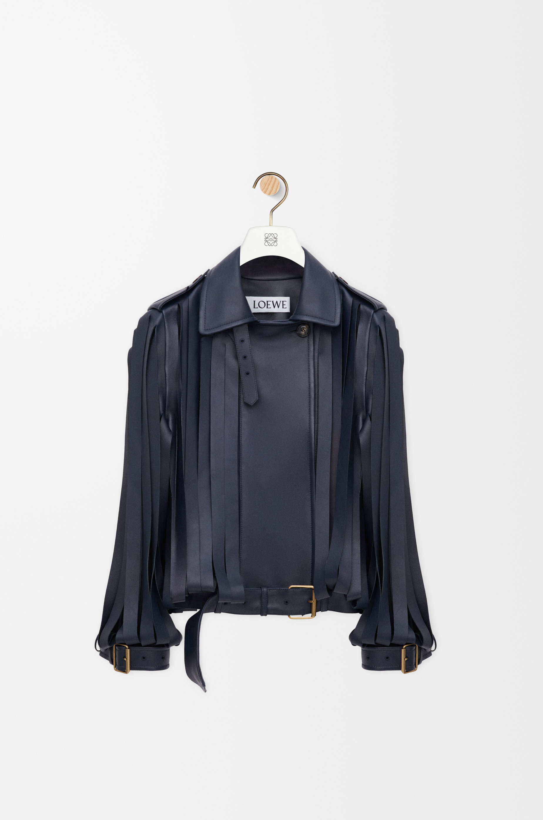 Jacket in nappa lambskin Blue - LOEWE