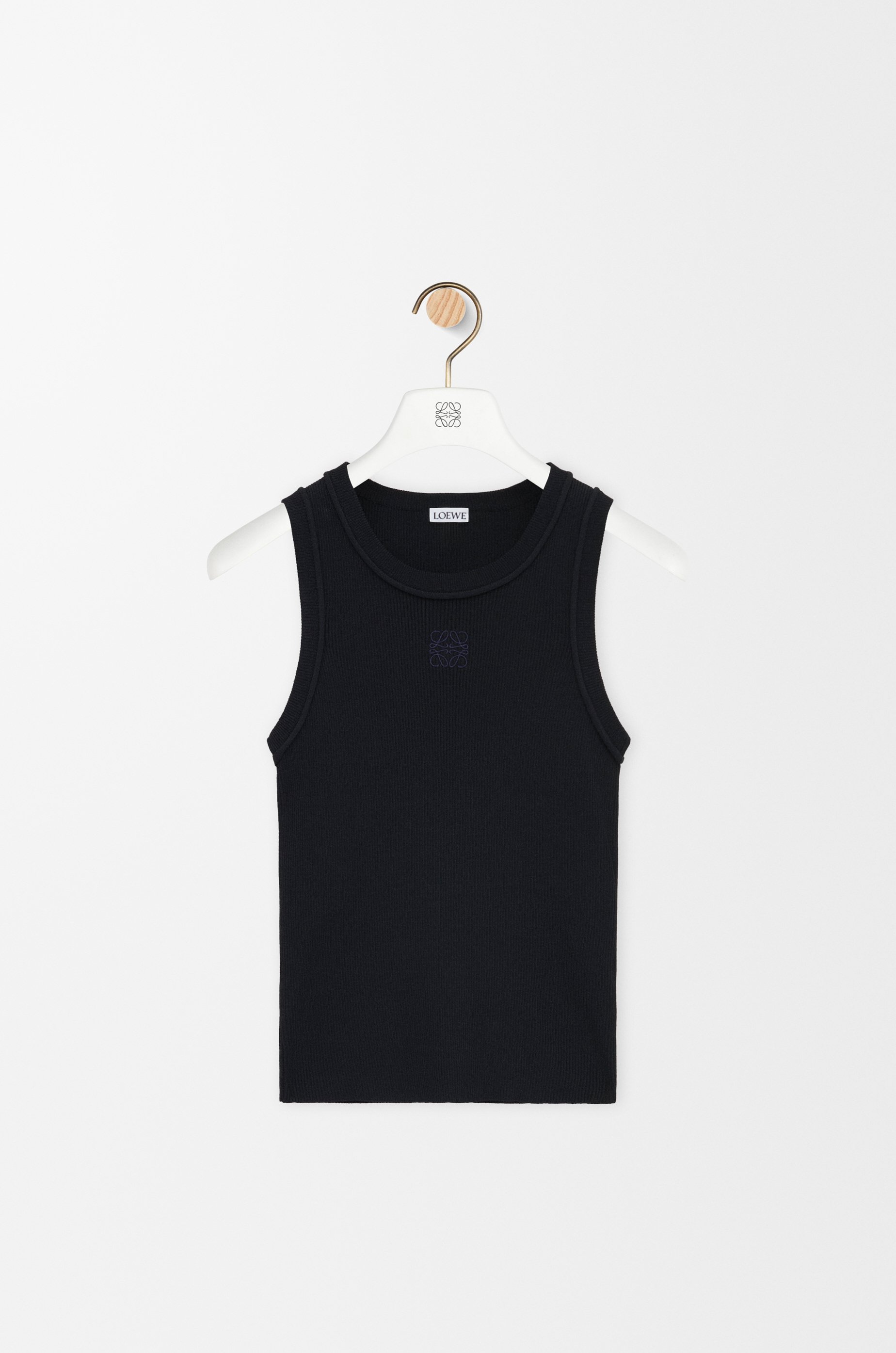 アナグラム タンクトップ（ストレッチレーヨン） ブラック - LOEWE