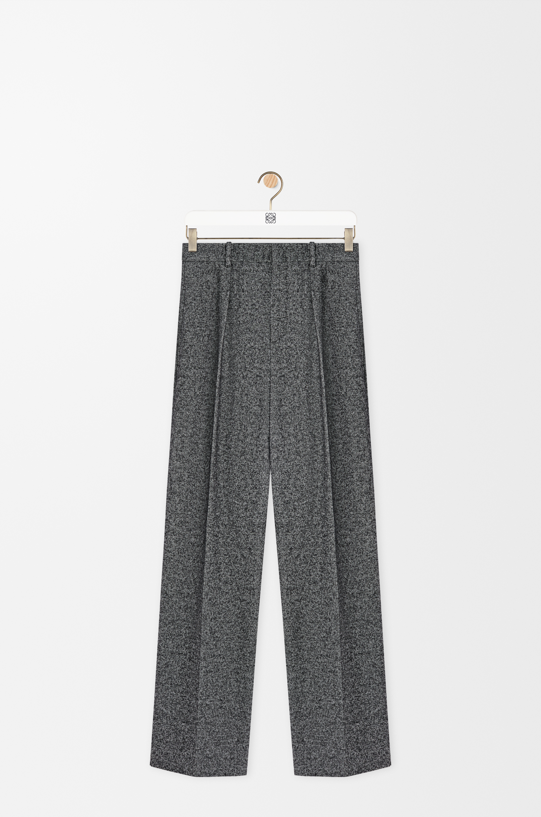 exodus ウールトラウザーズ. トラウザーズ（ウール） ブルー - LOEWE