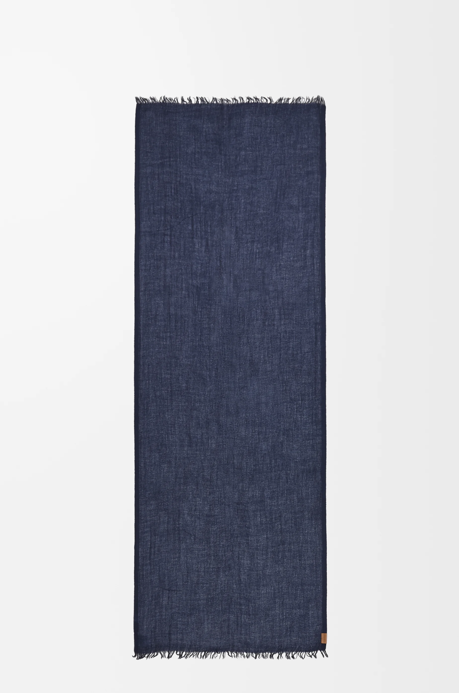 専用】箱無し-LOEWE シルクスカーフ ネイビー ベージュ 専用】箱無し