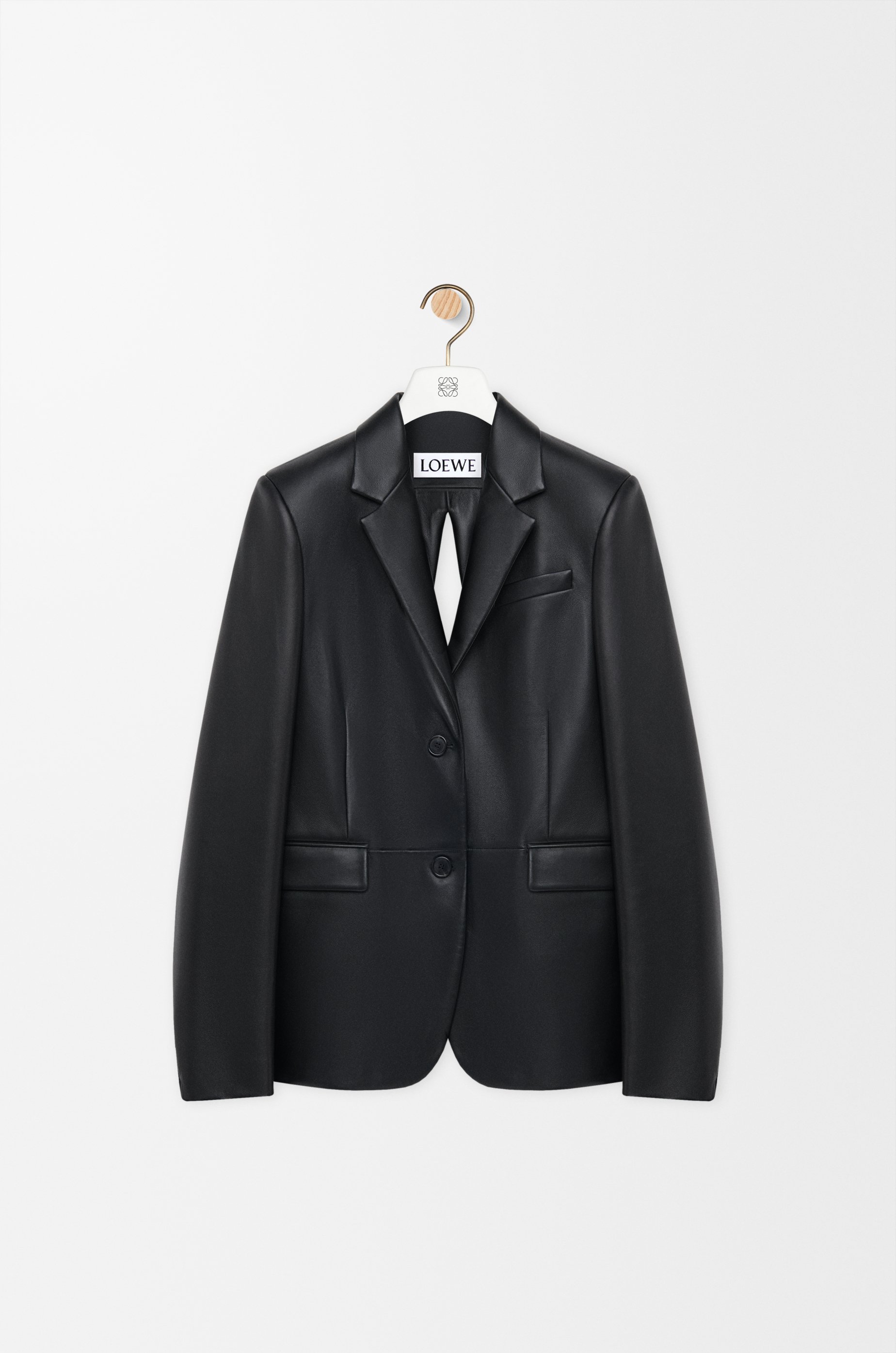 ジャケット LOEWE Women Jackets S359Y19L58 1100 BLACK Tailored jacket in wool Black - LOEWE