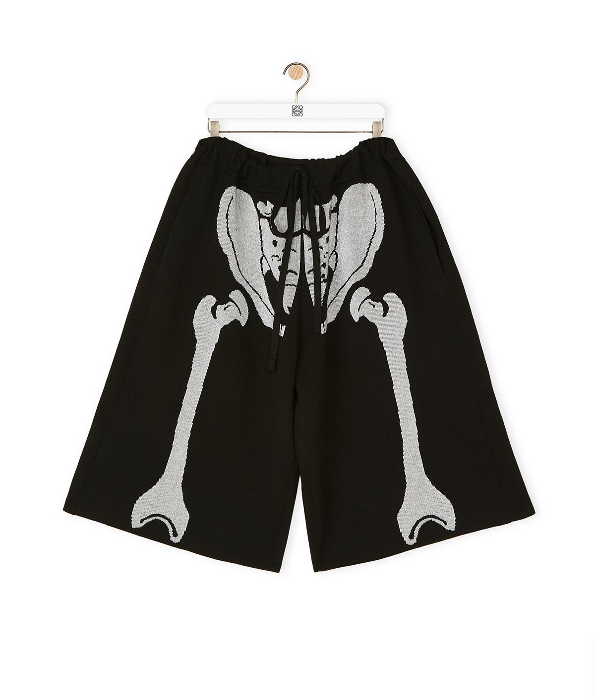 Skeleton Shorts Black/White LOEWE