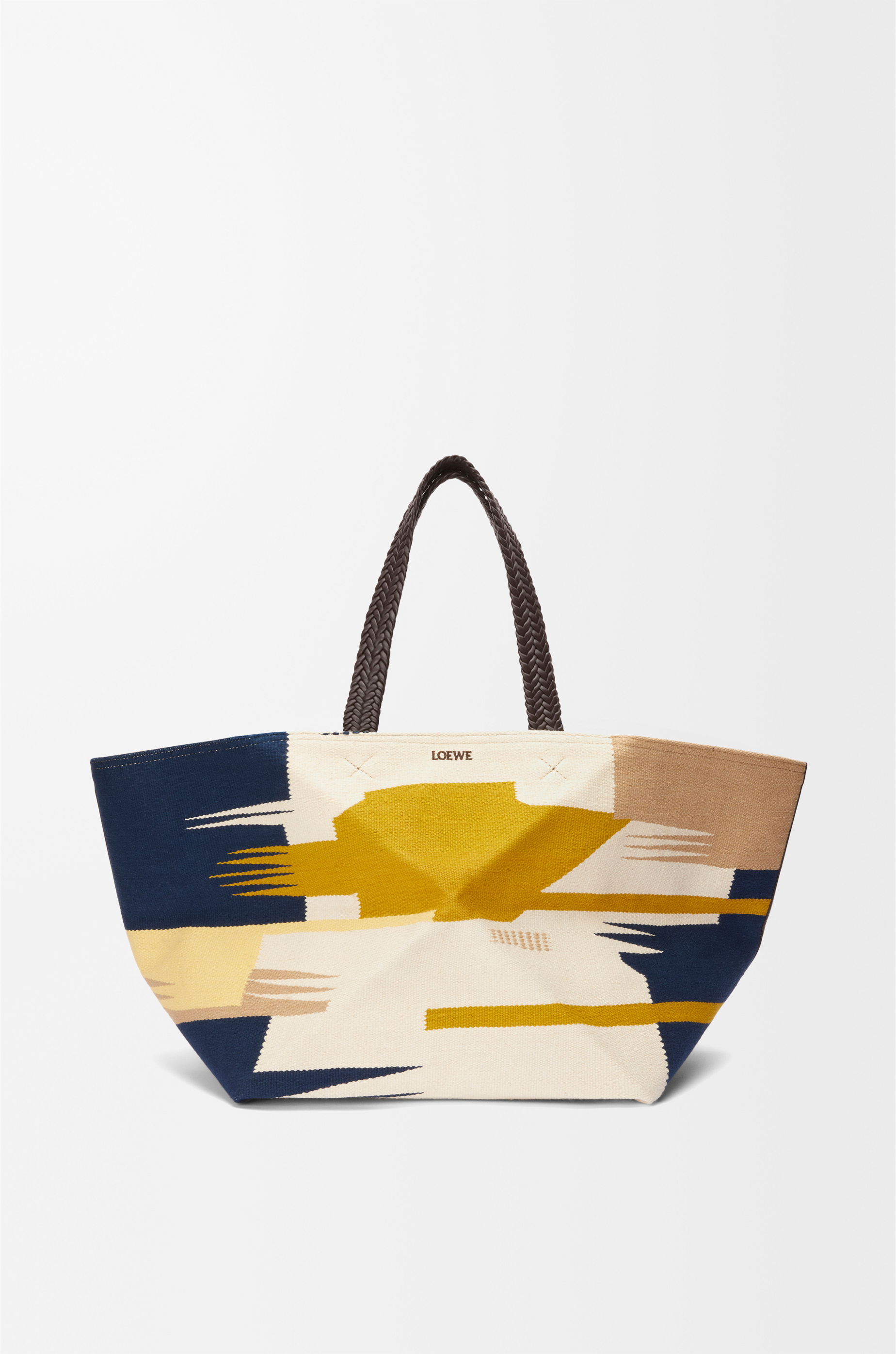 XXL Puzzle Fold tote in canvas Multicolor - LOEWE