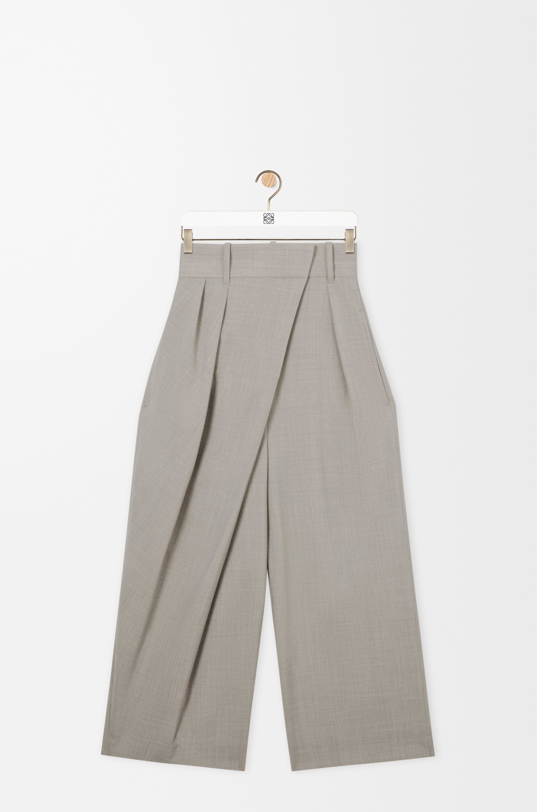 パンツ LOEWE WOOL WRAP TROUSERS Loewe Wool-Blend Wrap Trousers - Bergdorf Goodman