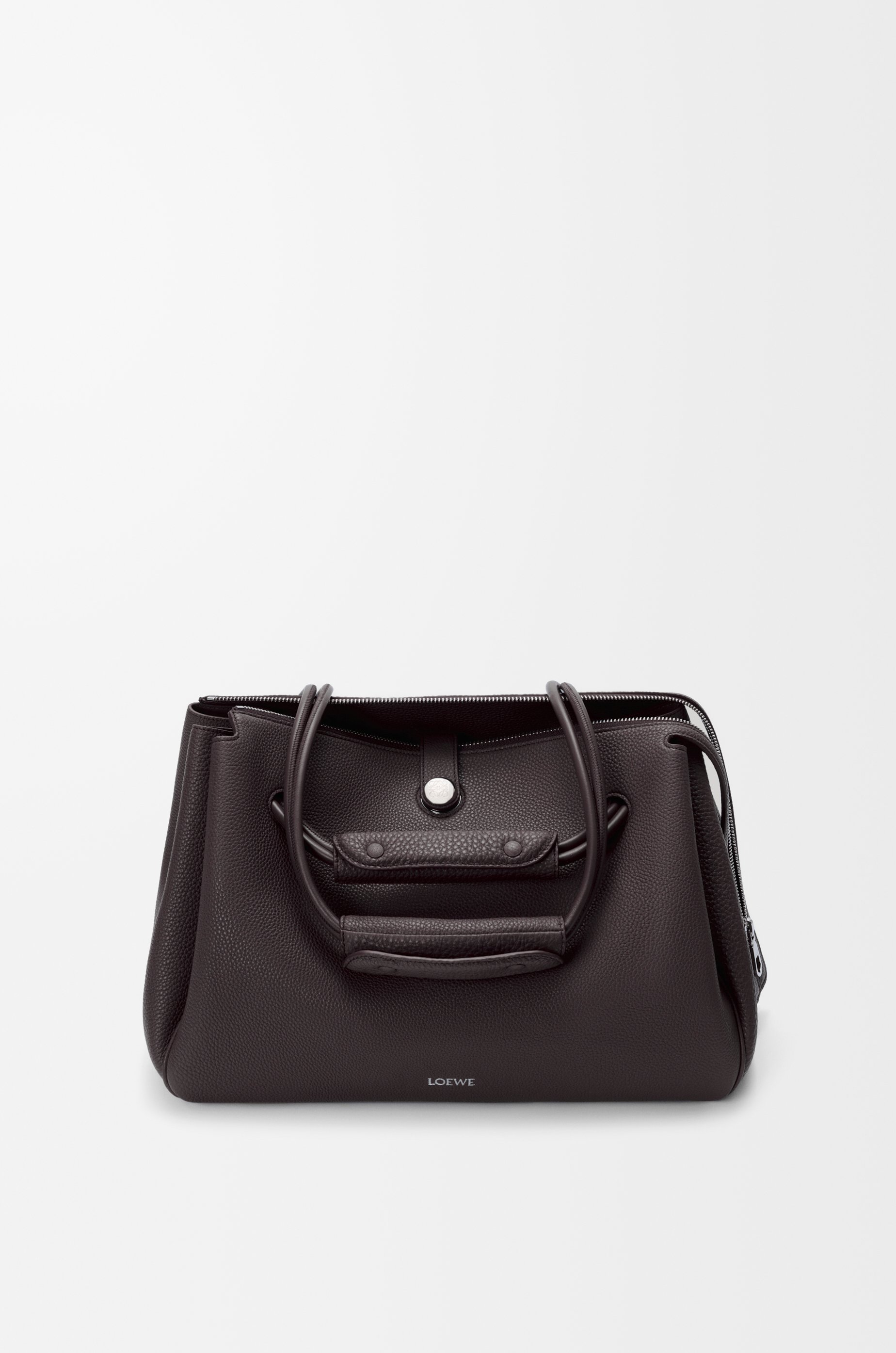 マドリードバッグ ラージ（サプルグレインカーフ） ブラウン - LOEWE