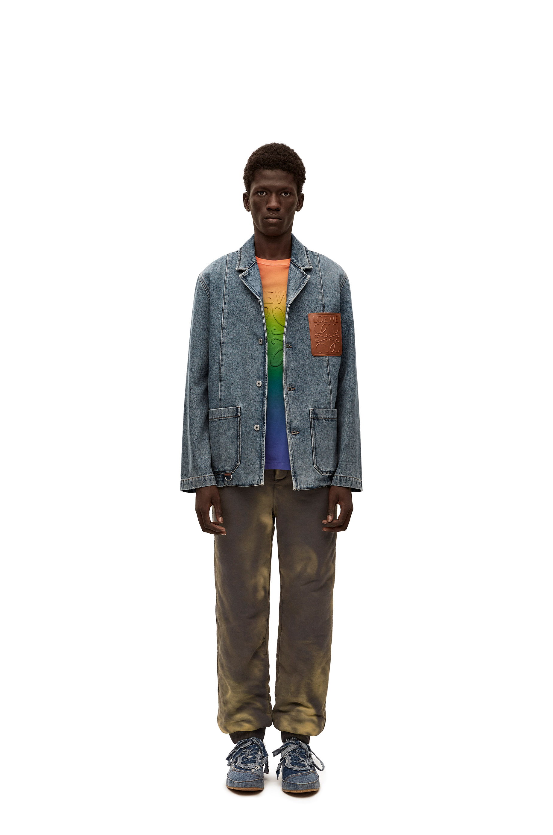 Loewe Workwear Anagram denim jacket