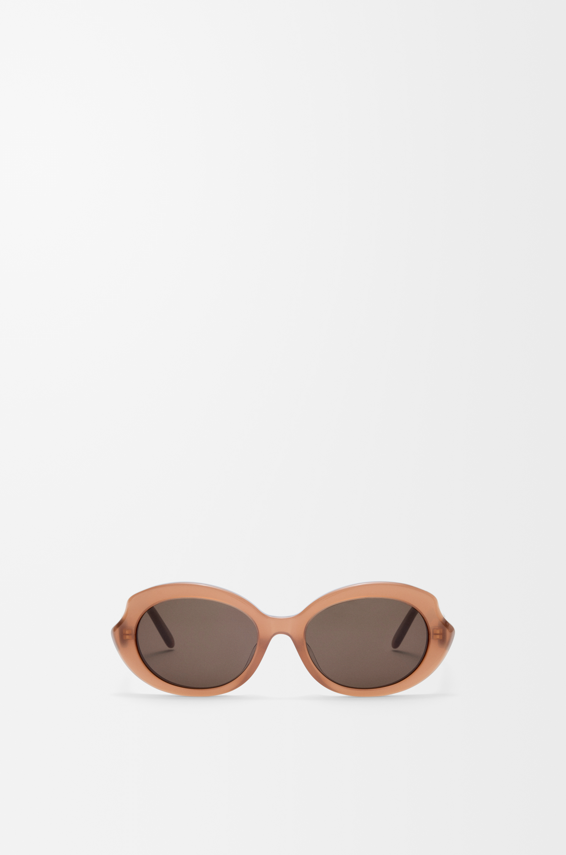 ERL ベージュ サングラス ミニ オーバル スリム サングラス ベージュ - LOEWE Japan official